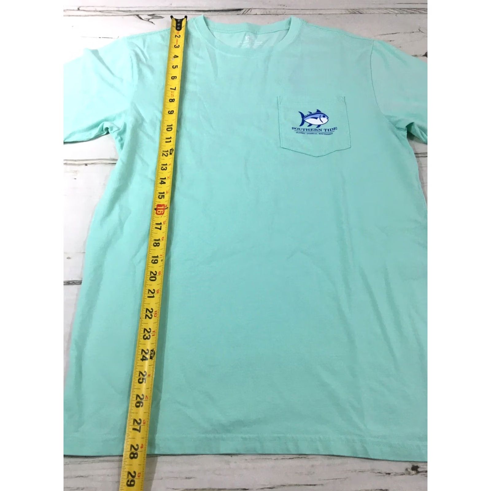 Southern Tide Southern Tide T-Shirt Women S Blue Pocket Shor t Sleeve 90s? Size S / US 4 / IT 40 - 7 Thumbnail