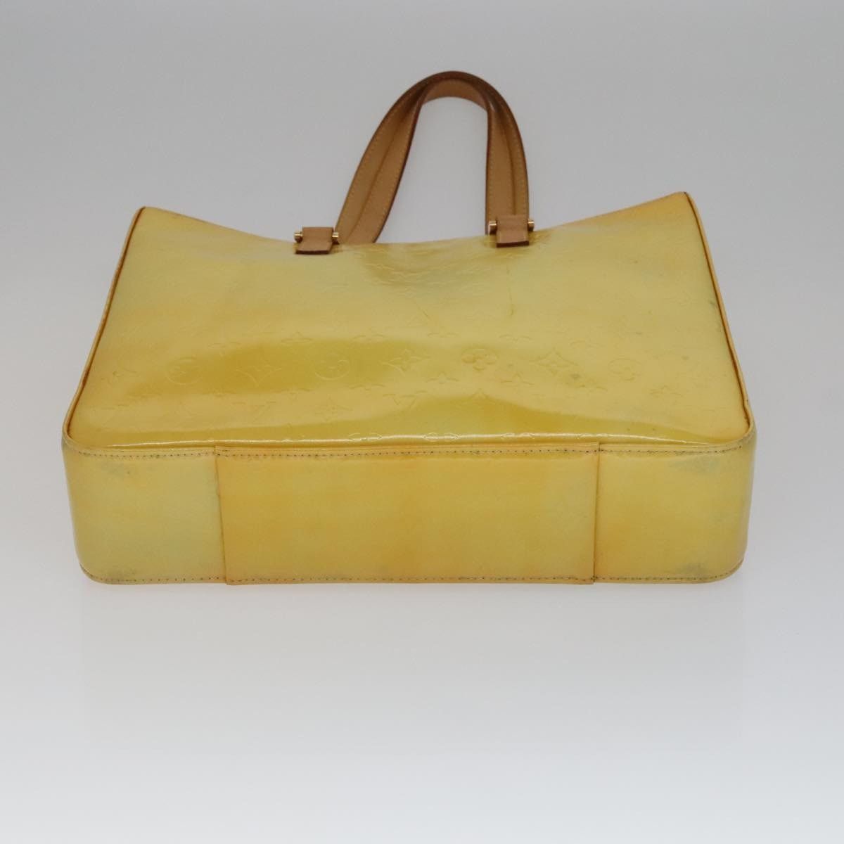 Louis Vuitton LOUIS VUITTON Monogram Vernis Columbus Tote Bag Gris M91028 Size ONE SIZE - 9 Thumbnail