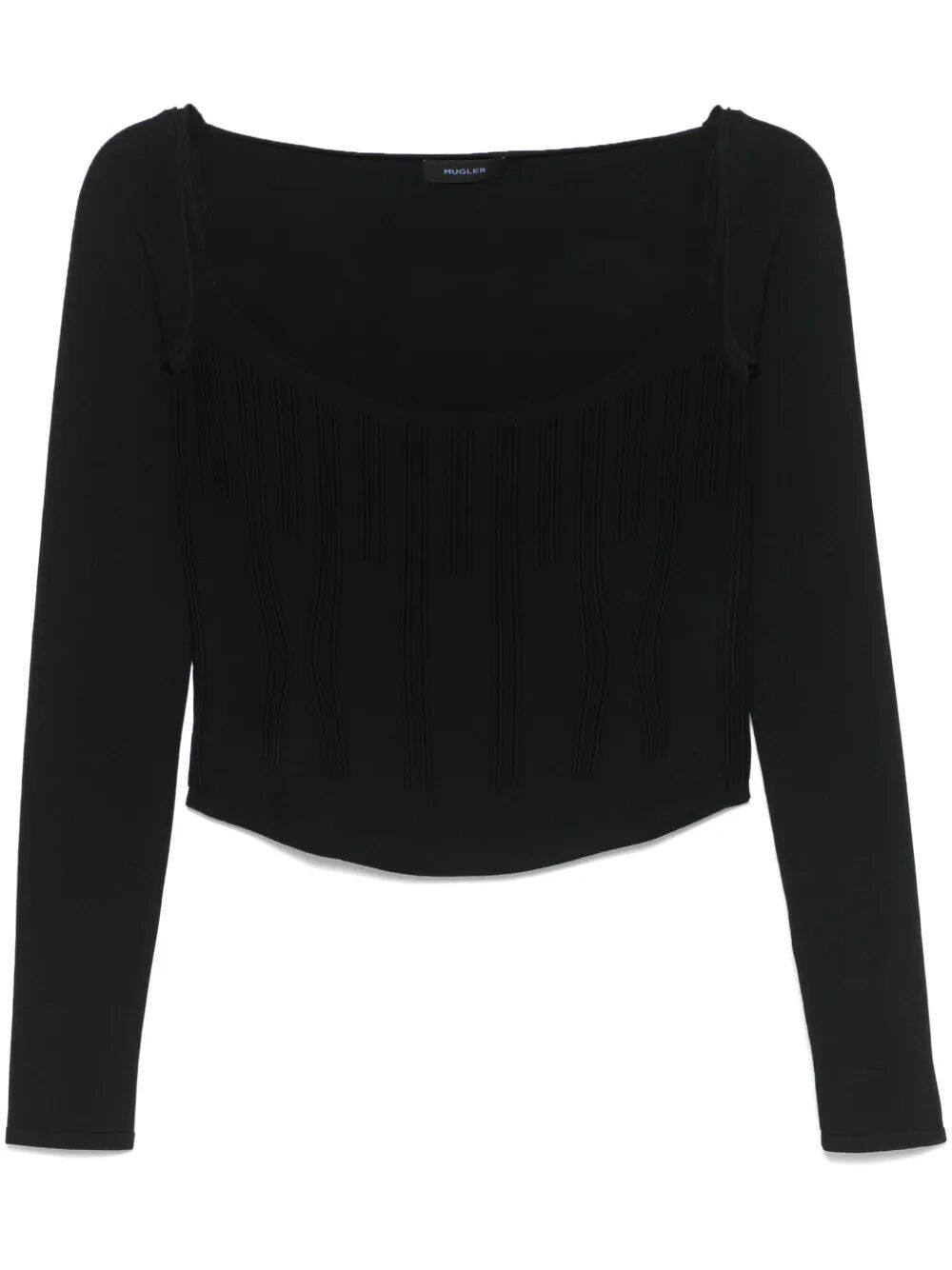Mugler MADONNA NECK TOP Size L / US 10 / IT 46 - 1 Thumbnail