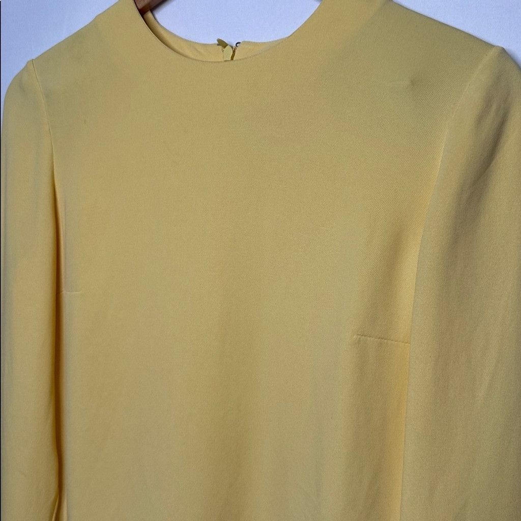 ROKSANDA NWOT Roksanda 100% silk yellow full ruffle cuffs blouse sz 8 Size M / US 6-8 / IT 42-44 - 5 Thumbnail