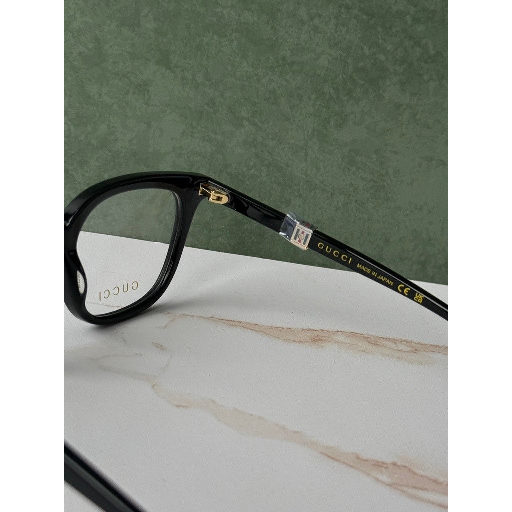 Gucci NEW Gucci GG1497O Black Square Unisex Eyeglasses Frames Size ONE SIZE - 7 Thumbnail