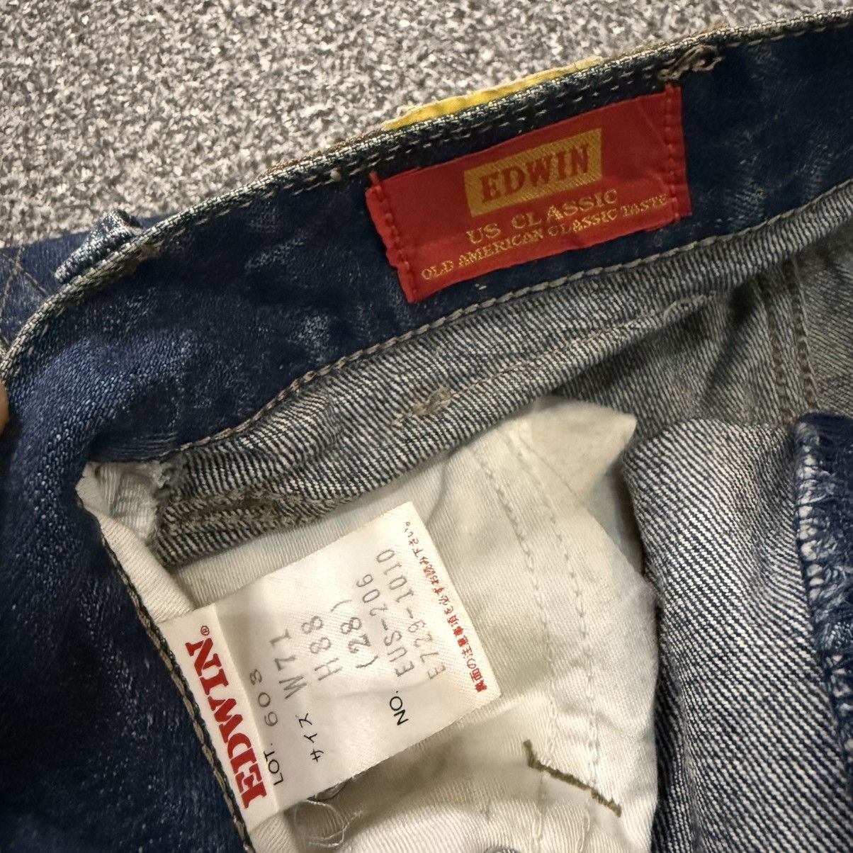 If Six Was Nine 🔥🇯🇵 Archive Vintage Edwin 603 US Classic Jeans Denim W28 Size US 29 - 17 Thumbnail
