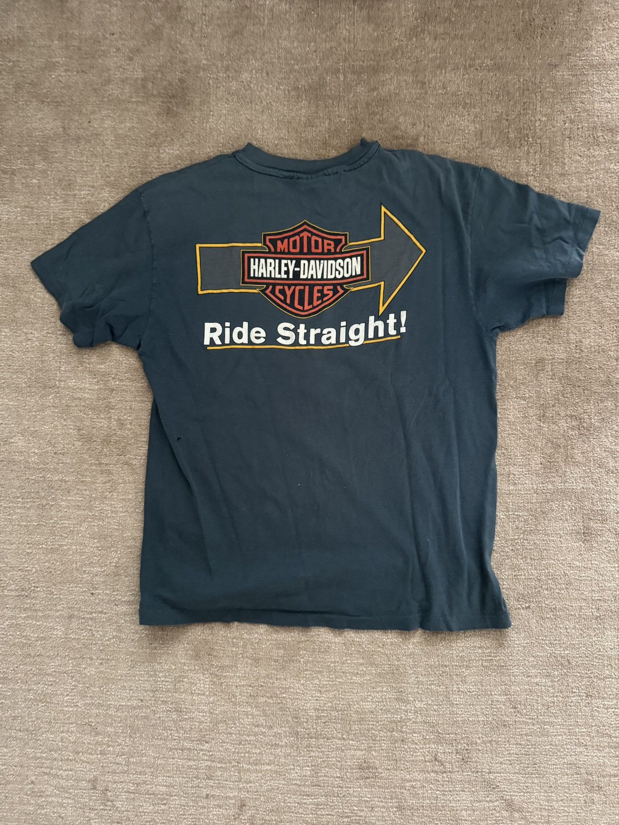 Harley Davidson × Vintage Vintage Harley-Davidson “Pumping Iron” Tee Size US M / EU 48-50 / 2 - 6 Thumbnail