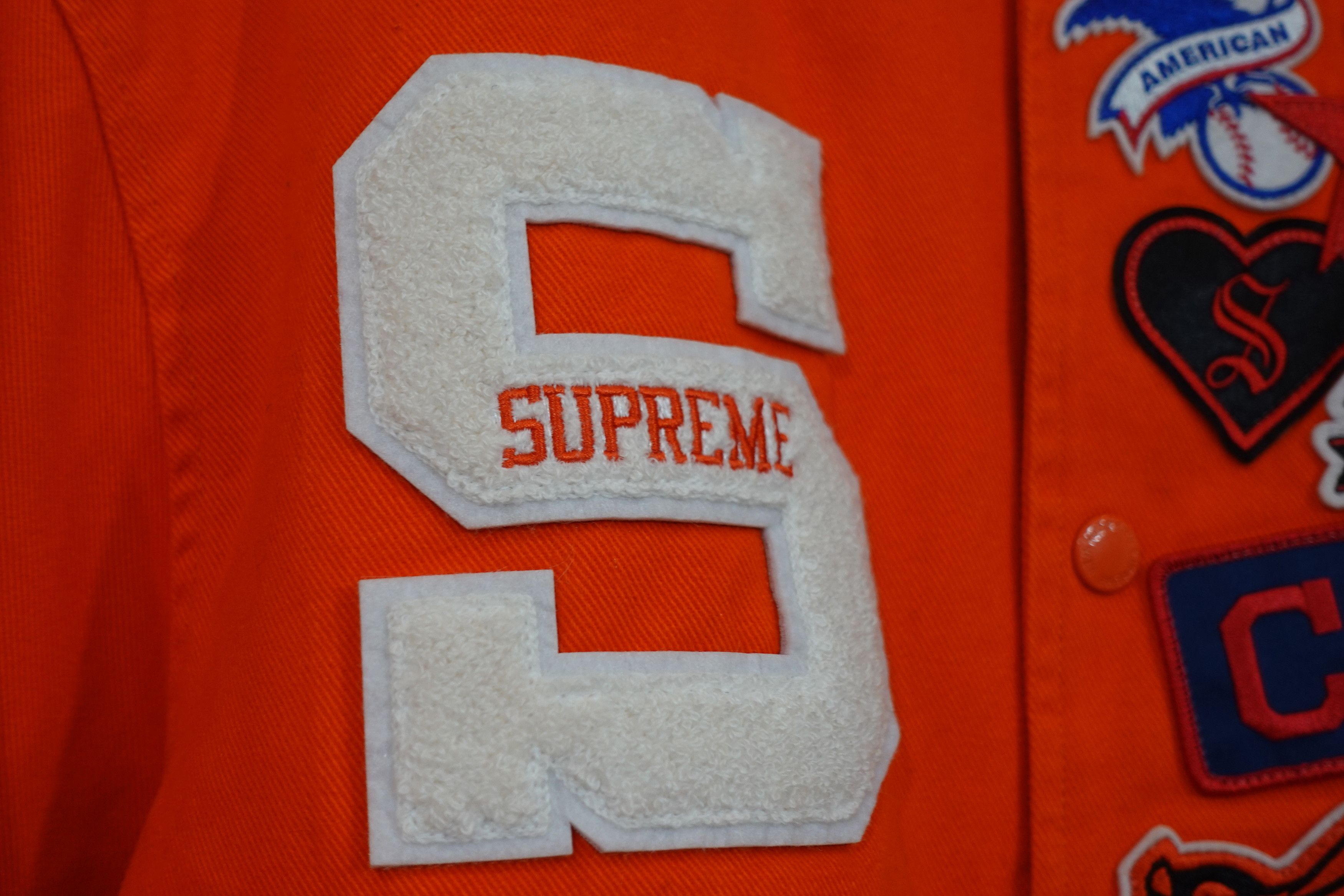 New Era × Supreme Supreme New Era MLB Varsity Jacket Size US L / EU 52-54 / 3 - 4 Thumbnail