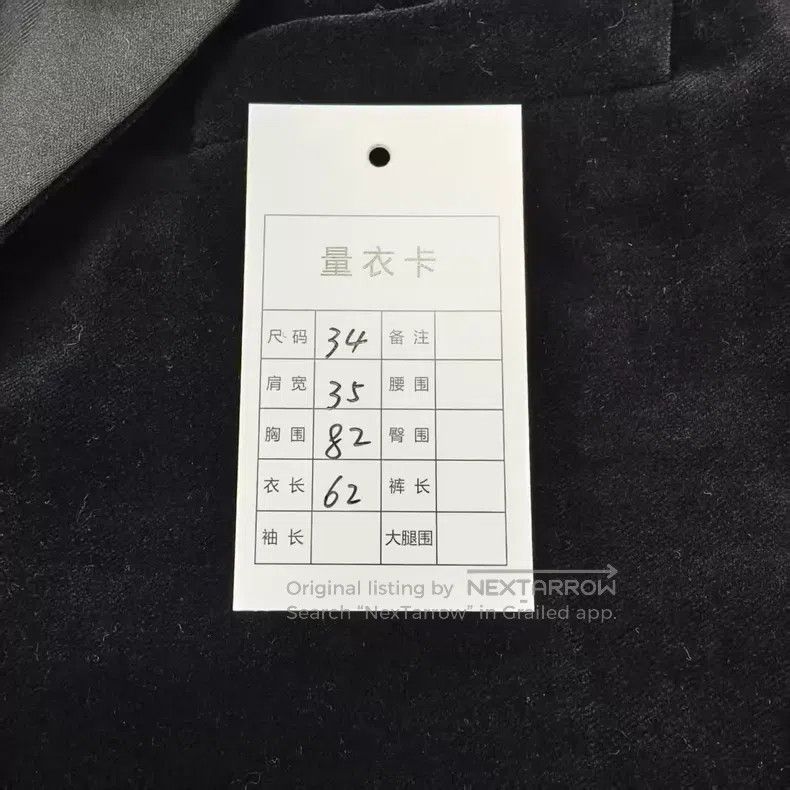 Saint Laurent Paris Saint Laurent Paris Black Velvet Suit i Size XXS / US 00 / IT 34 - 5 Thumbnail