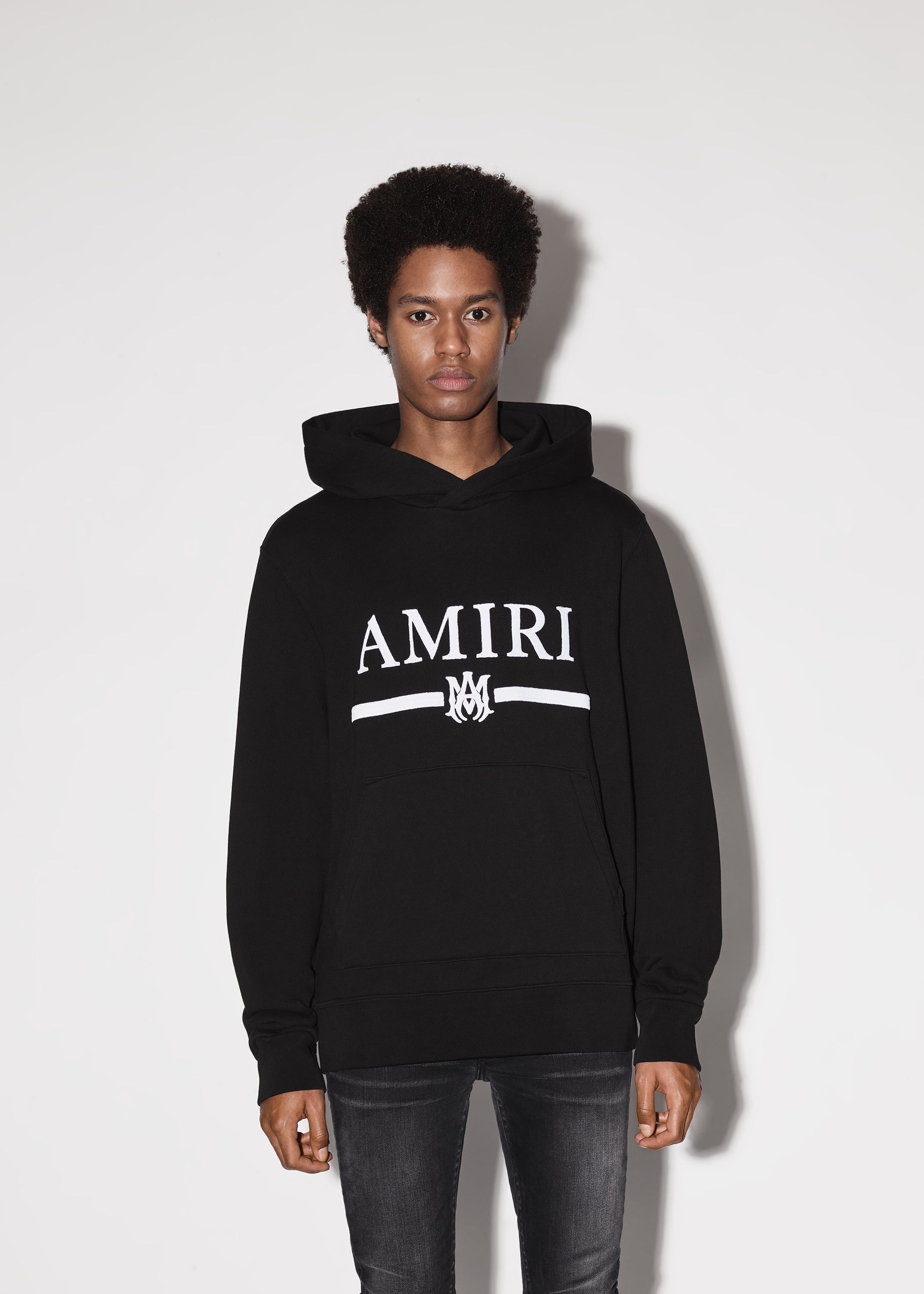 Amiri o1w1db11224 Embroidery Hoodie in Black Size US L / EU 52-54 / 3 - 2 Thumbnail
