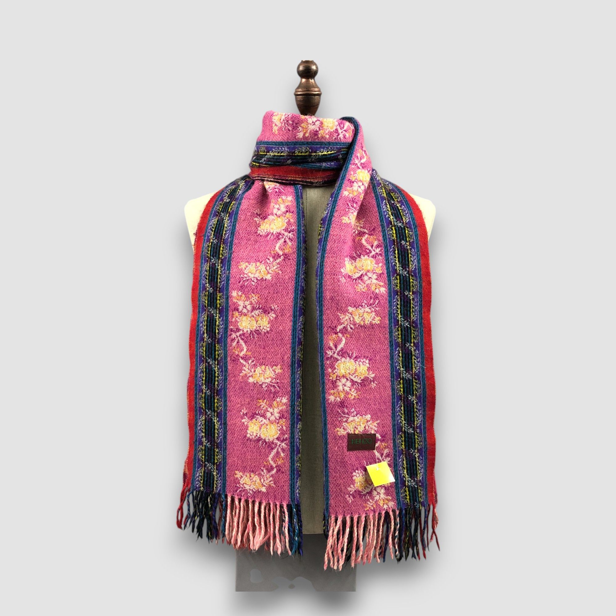 Kenzo Vintage Kenzo Scarf Long Shawl Stoles Wool Scarves. Size ONE SIZE - 1 Thumbnail