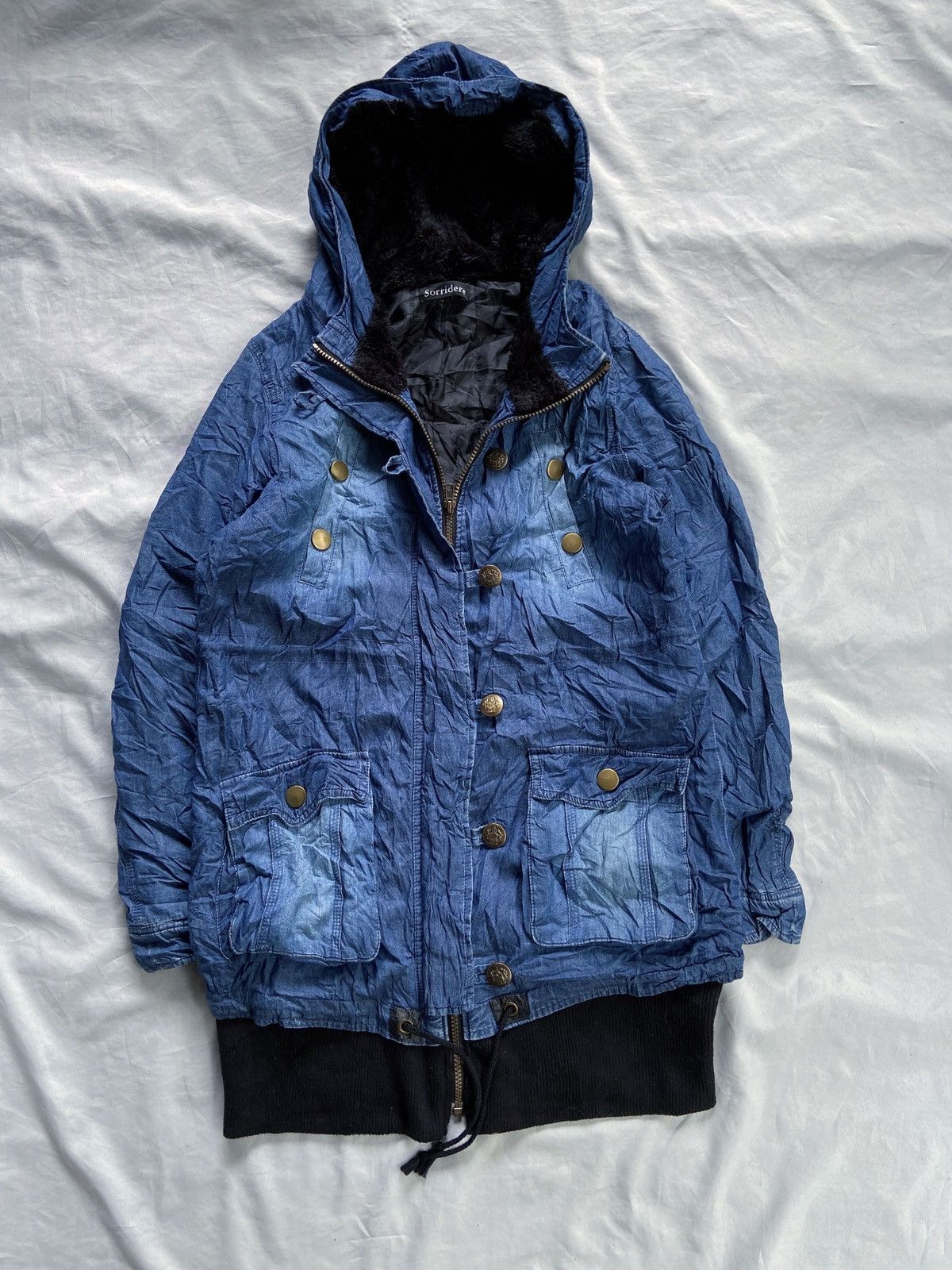 Beauty Beast SORRIDERE BLUE WASHED WINTER JACKET Size US L / EU 52-54 / 3 - 7 Thumbnail