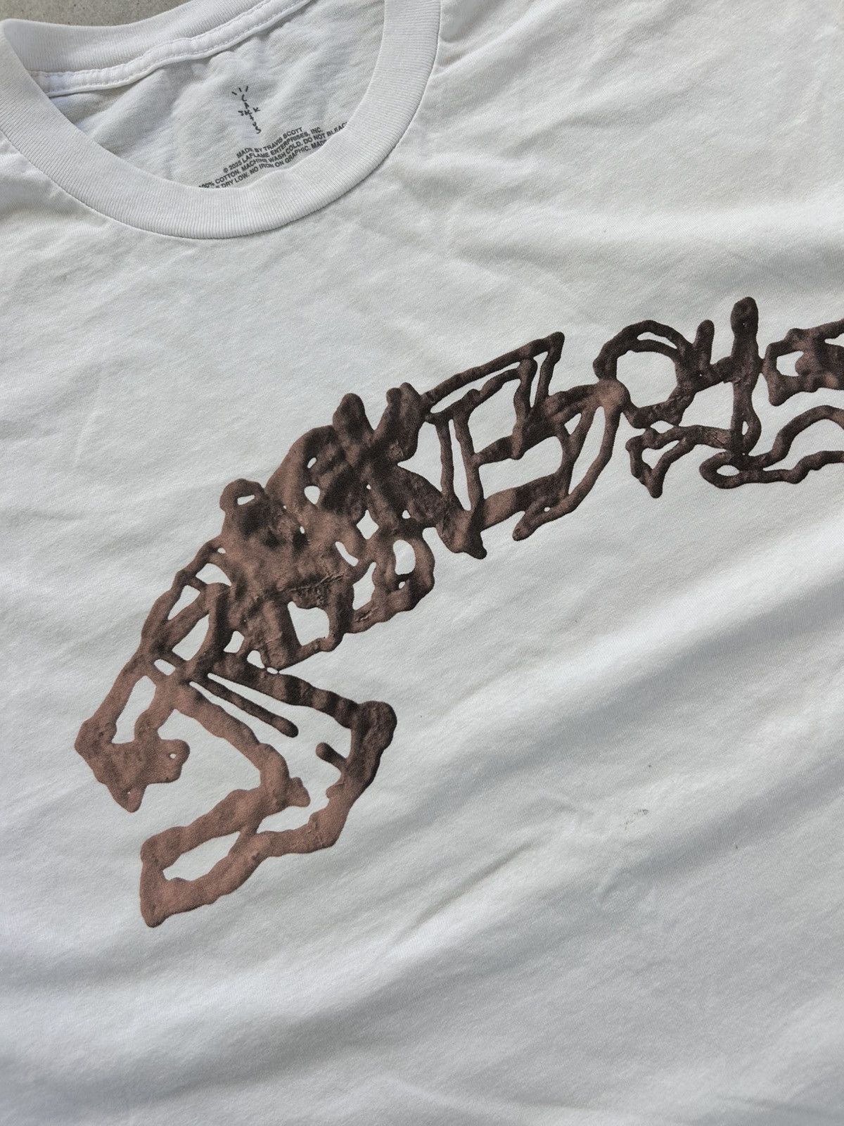 Travis Scott Jackboys 2 C2 White Tee