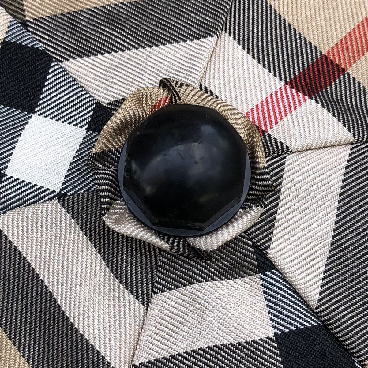 Burberry Burberry's Checked Novacheck Waterproof Folding Umbrella Size ONE SIZE - 12 Thumbnail