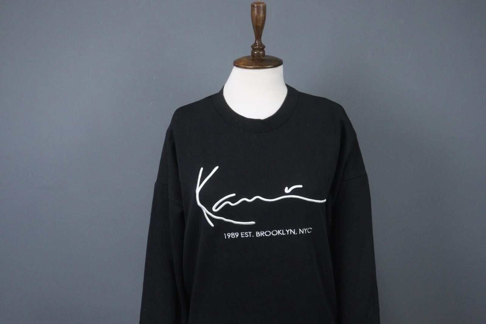 Karl Kani Karl Kani Black Cotton Crew Neck Pullover Sweatshirt Size S Size S / US 4 / IT 40 - 2 Thumbnail