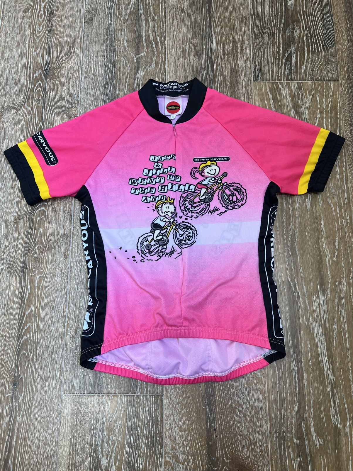 Bicycle × Vintage Precaryous World jerseys jack & jill cycling jersey Size M / US 6-8 / IT 42-44 - 1 Thumbnail