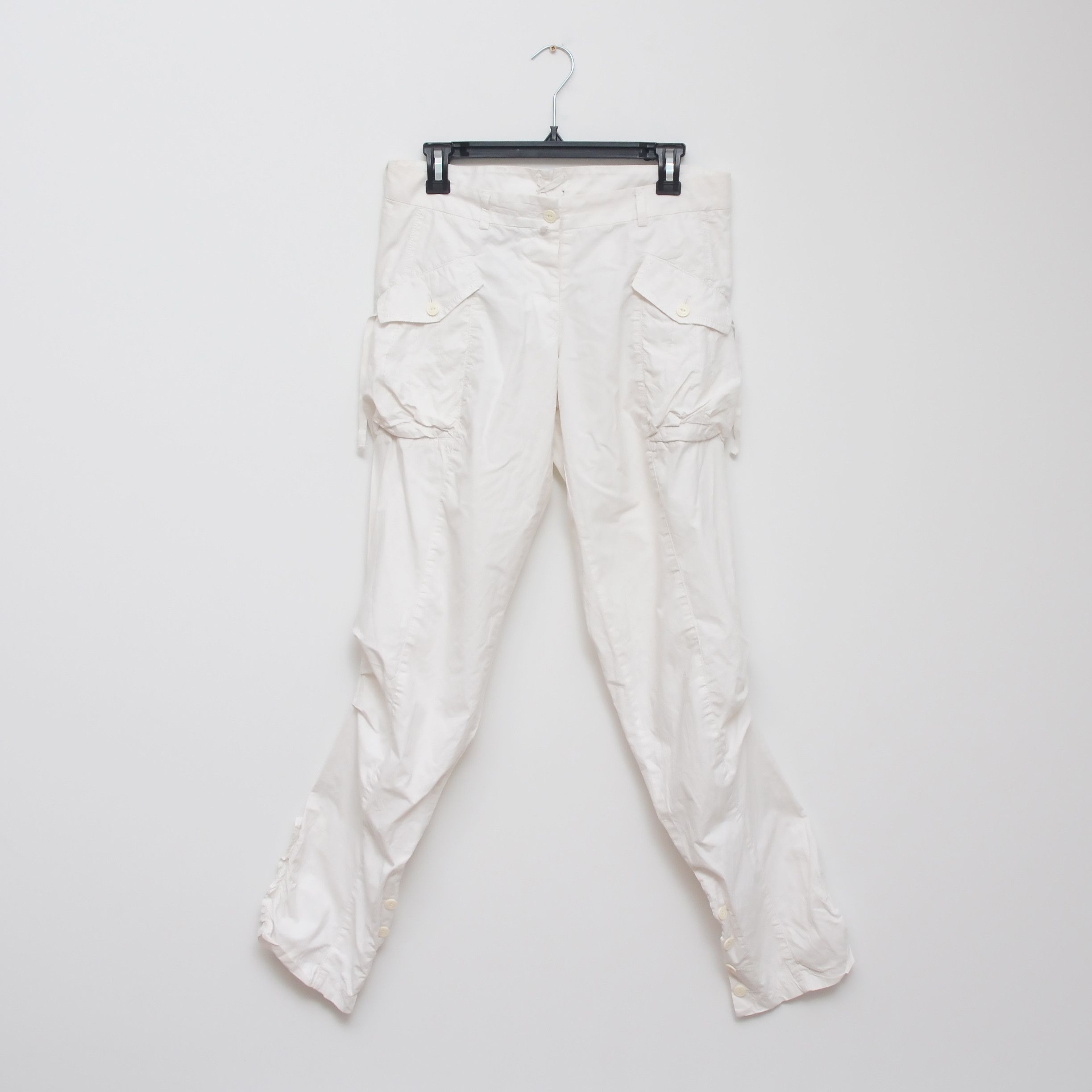 Marithe + Francois Girbaud Vintage 2000s Marithé François Girbaud Pants White Size 29 Size 29" - 2 Thumbnail
