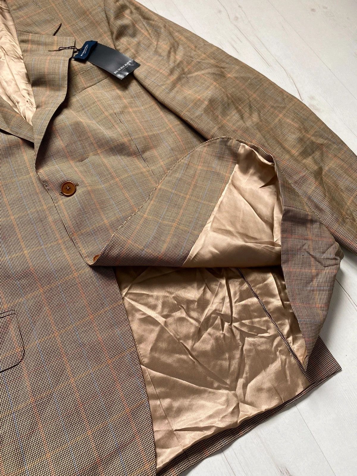 Burberry Burberry London Deadstock NWT Blazer Smoking Suit Plaid Size 52L - 3 Thumbnail