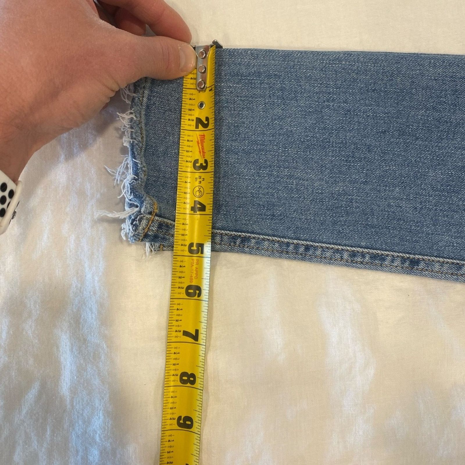 Rag & Bone Rag & Bone Women's Skinny Jean Distressed Raw Hem - 24 Size 24" / US 00 / IT 34 - 11 Thumbnail