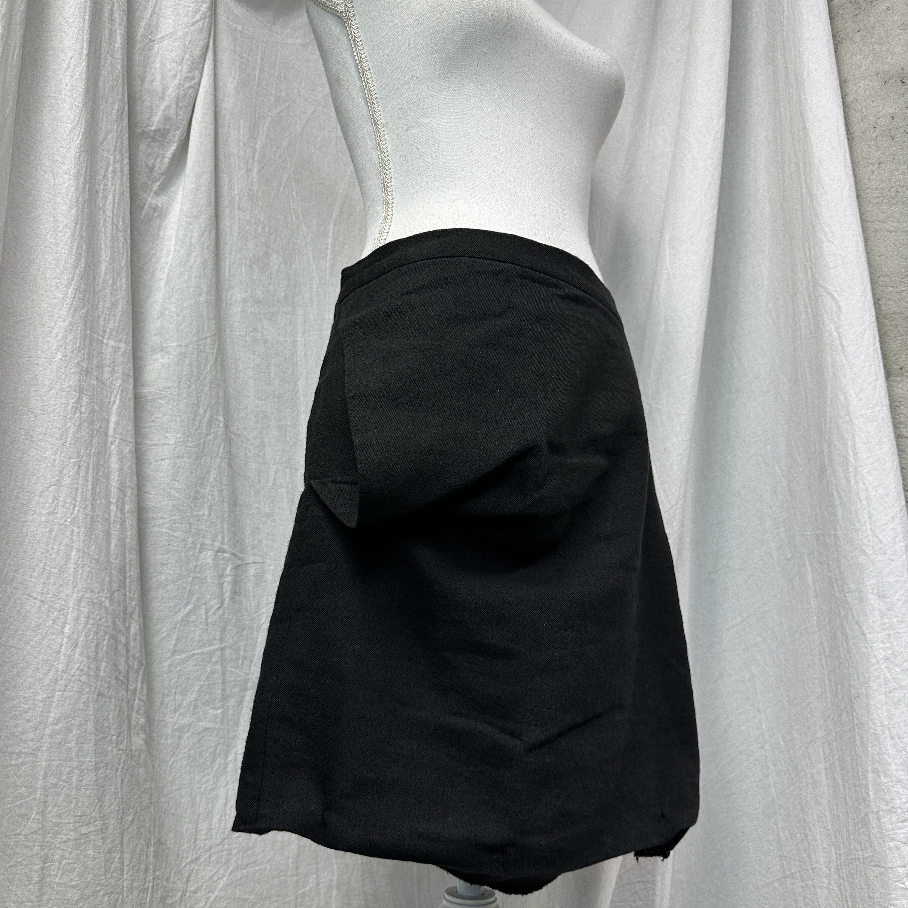 Ann Demeulemeester Vintage Avant Garde Woolen Ann Demeulemeester Skirt Y2K Size 26" / US 2 / IT 38 - 5 Thumbnail
