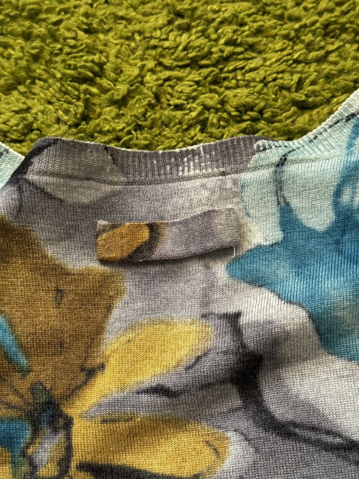 Designer × Dolce & Gabbana Dolce & Gabbana D&G coloured floral pattern wool dress Size M / US 6-8 / IT 42-44 - 9 Thumbnail