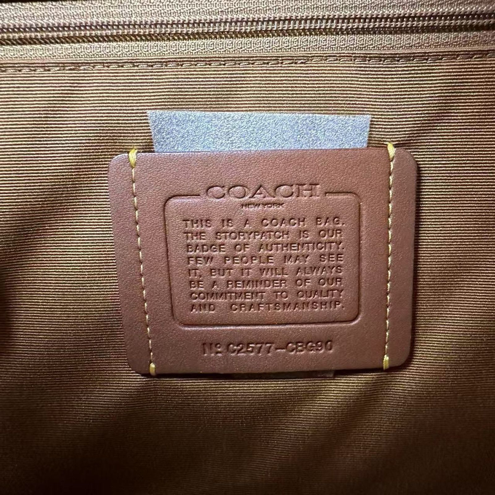 Coach Coach Smith Tote Bag Crossbody In Leather/Gold/Redwood Size ONE SIZE - 9 Thumbnail