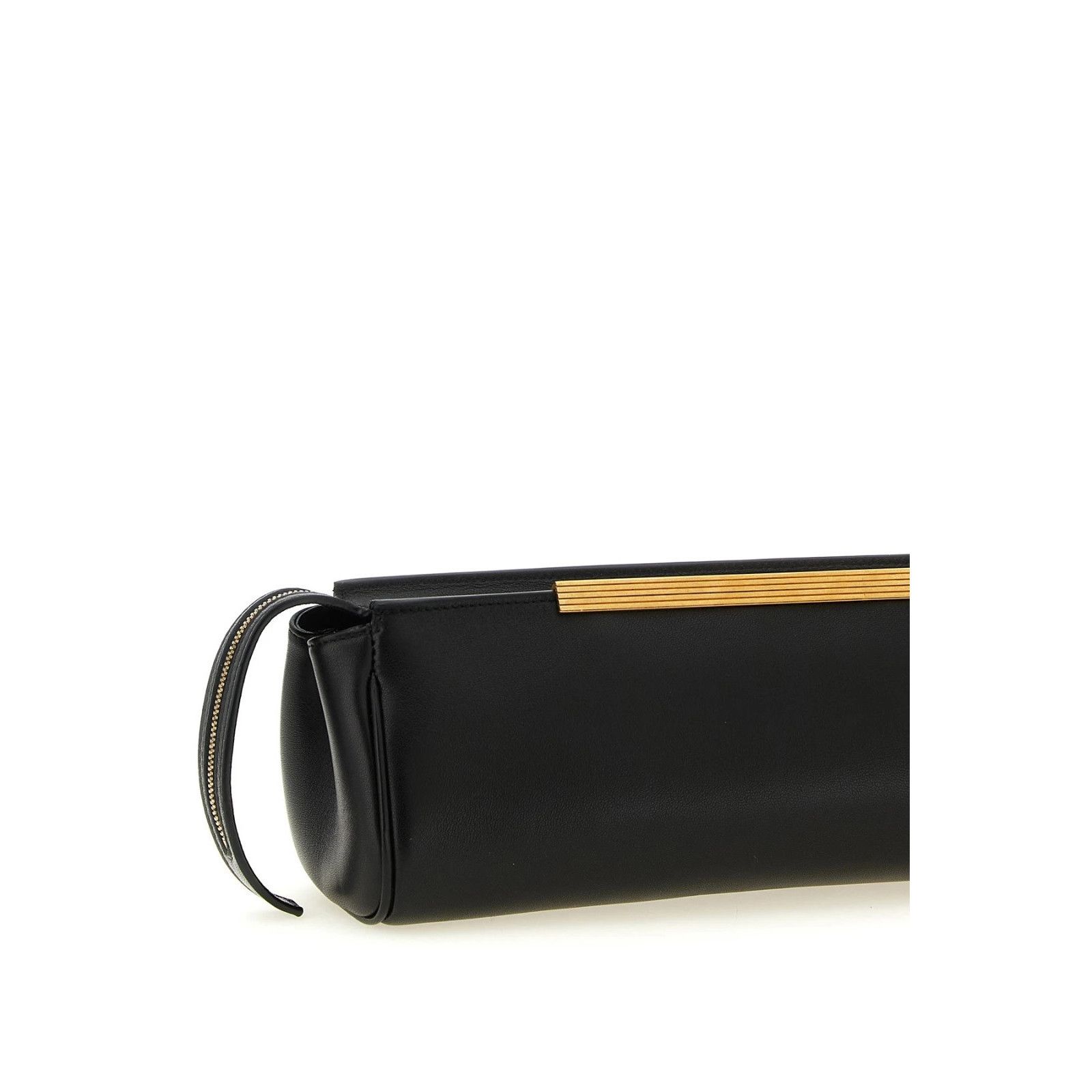 KHAITE KHAITE Donna Evening Black Leather Clutch Bag New/Authentic Size ONE SIZE - 3 Thumbnail