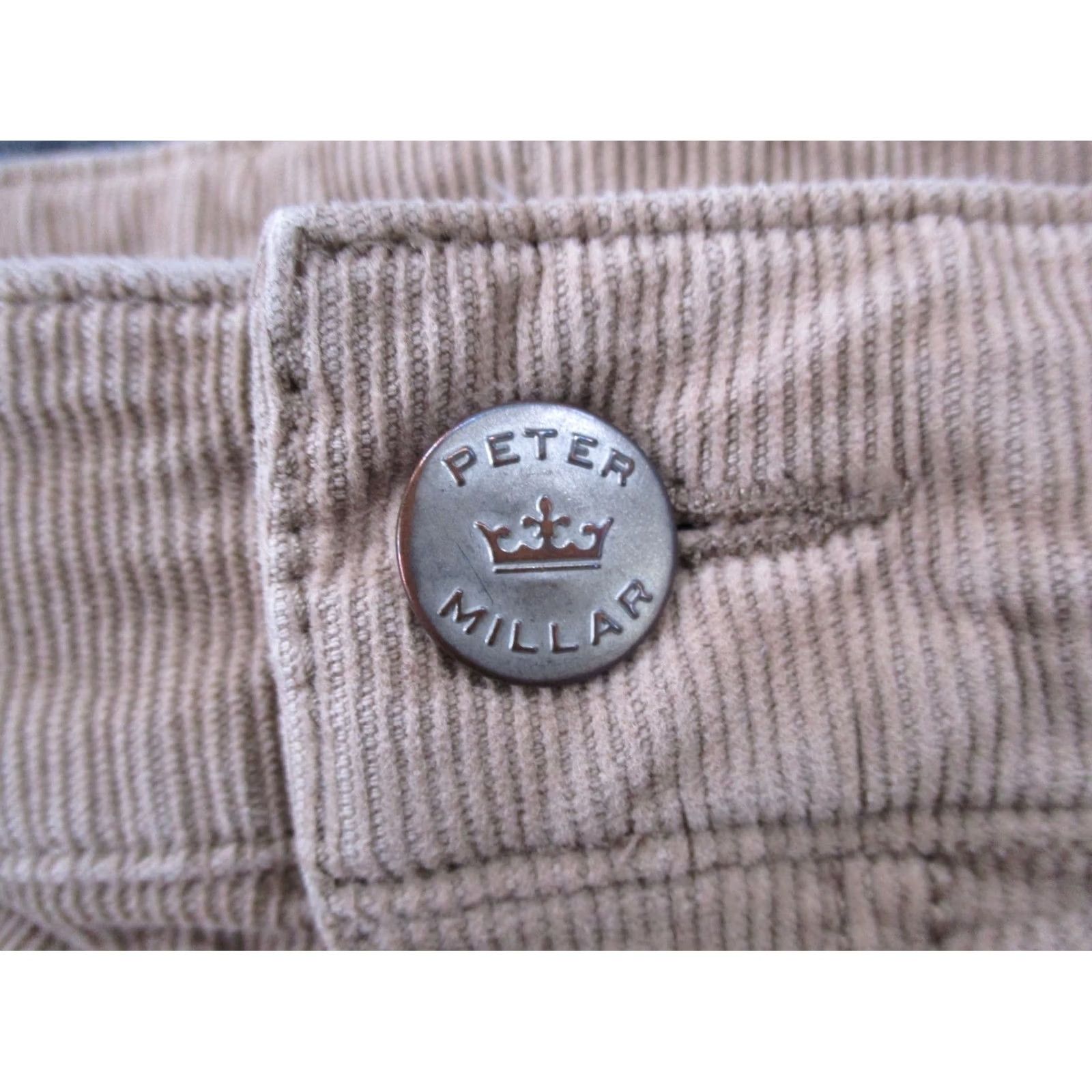 Peter Millar Peter Millar Pants Mens 30 X 28 Beige Chino Corduroy Straight Preppy Pants Size US 30 / EU 46 - 7 Thumbnail