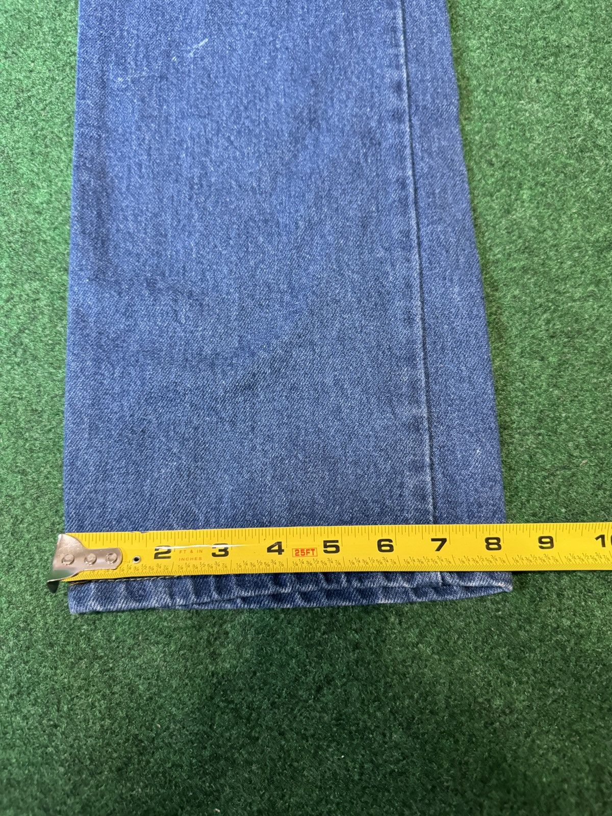Lee × Vintage VTG 70s INSANE Lee Rider Talon Zip Slim Bleached Jeans Size US 26 / EU 42 - 8 Thumbnail