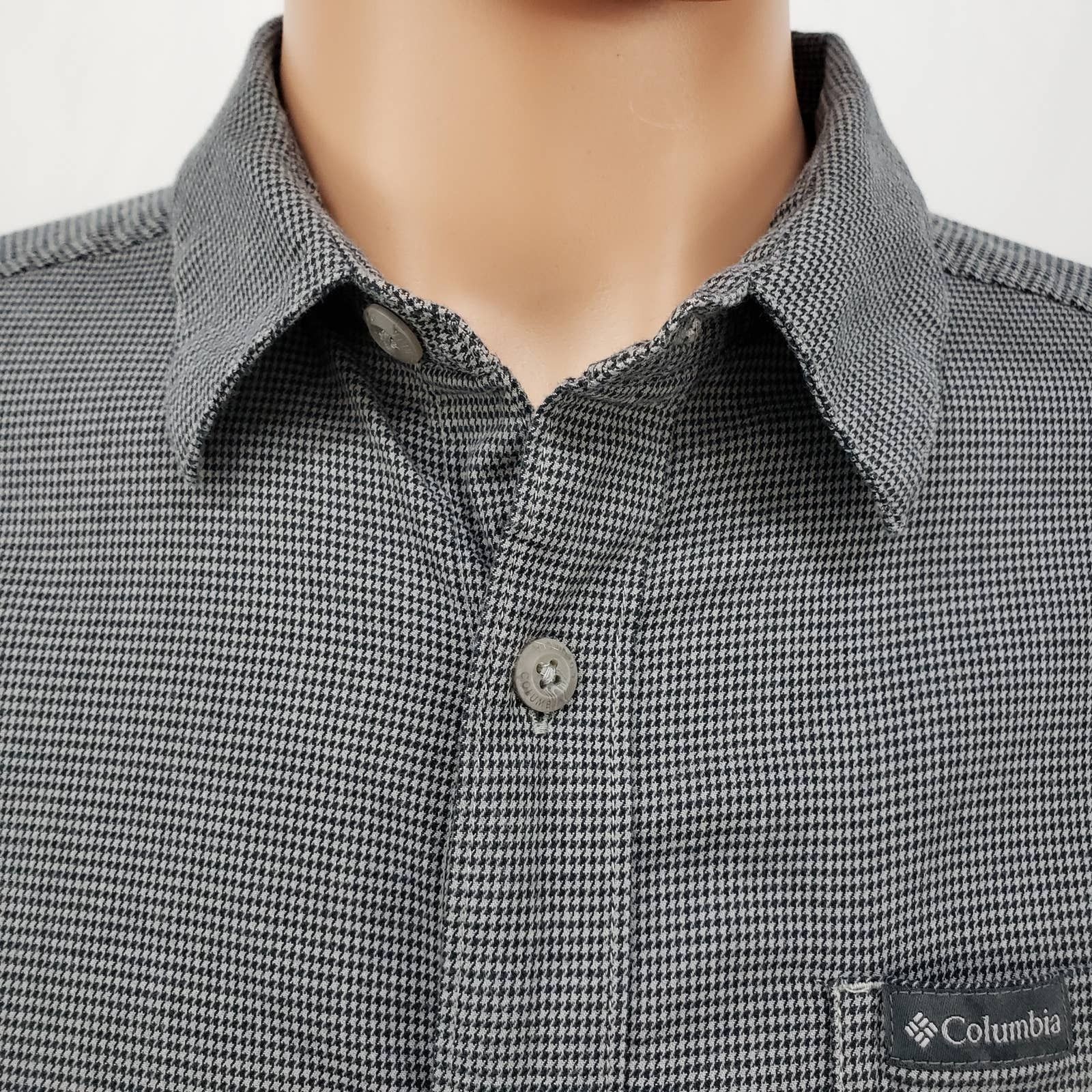 Columbia Columbia Vapor Ridge Shirt Houndstooth Check 3/4 Sleeve M Size US M / EU 48-50 / 2 - 2 Thumbnail