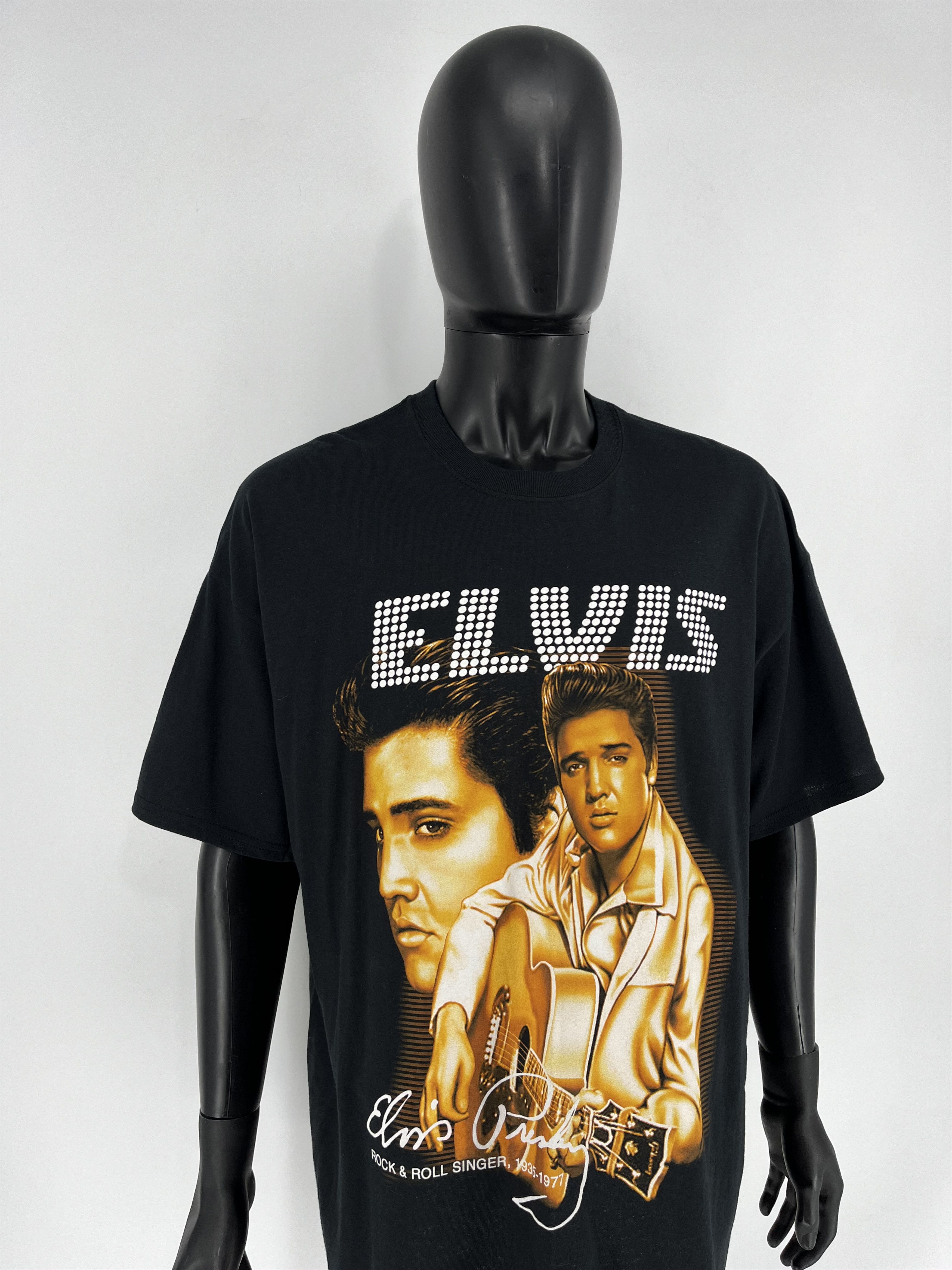 Band Tees × Vintage Vintage 90S Elvis Presley Tee Streetwear Fashion TOUR BAND Size US XXL / EU 58 / 5 - 3 Thumbnail