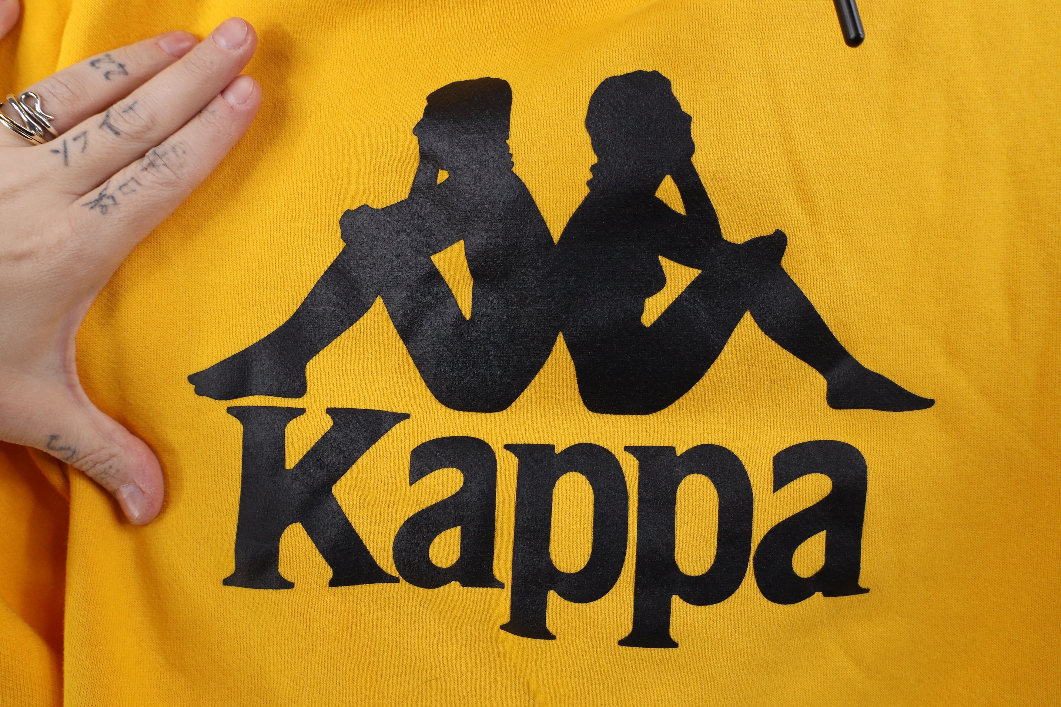 Kappa Vintage 90s Kappa Spell Out Taped Logo Soccer Hoodie Size US M / EU 48-50 / 2 - 4 Thumbnail