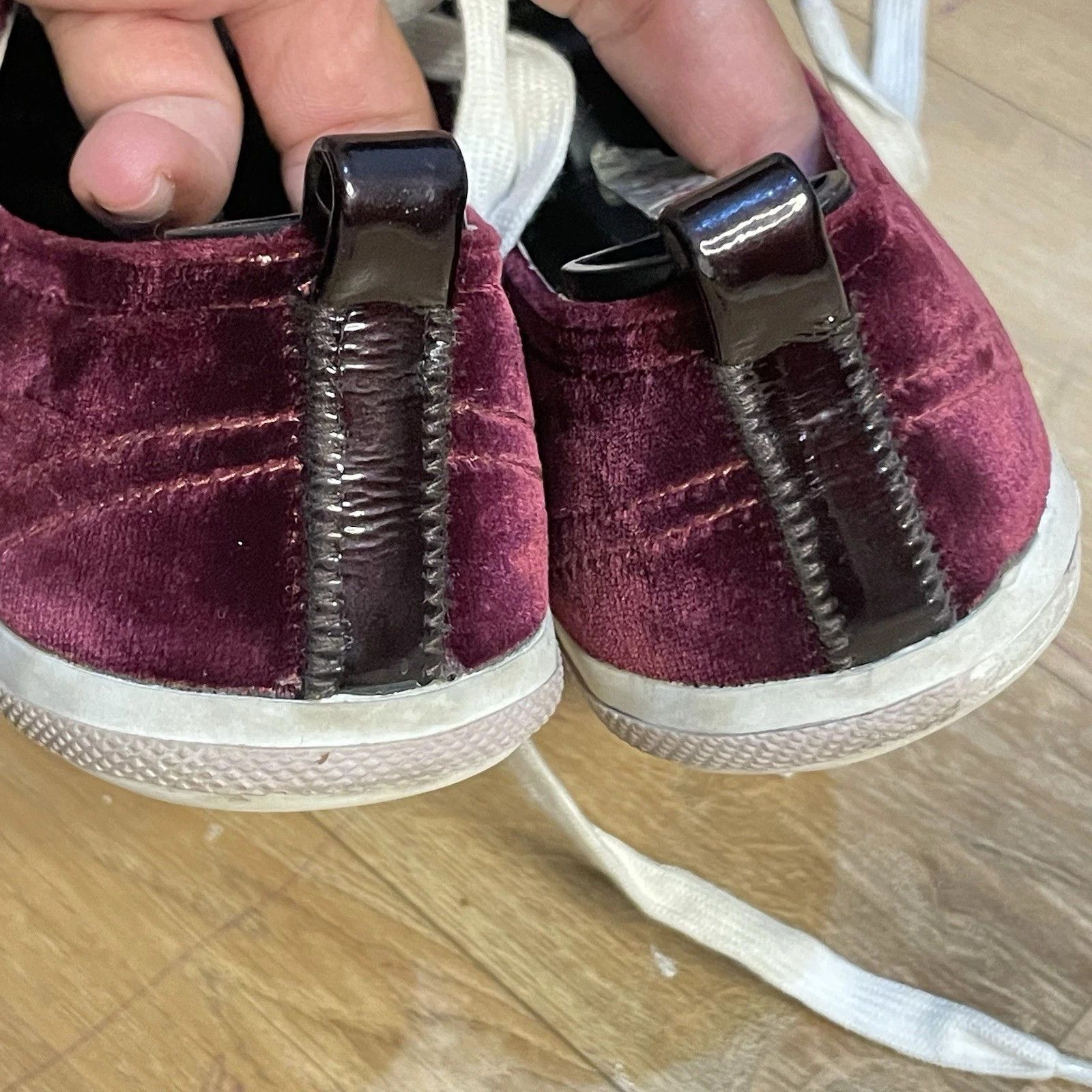 Prada Share Prada Sport Sneakers velvet Low Top Lace Up Cap Toe Size US 6 / IT 36 - 10 Thumbnail