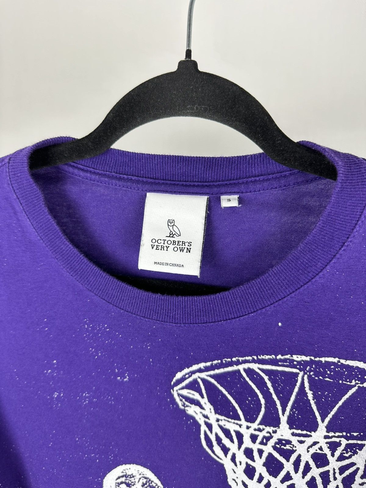 October's Very Own OVO x Raptors Vince Carter Dunk Tee Purple NBA Drake Collab Size US S / EU 44-46 / 1 - 7 Thumbnail