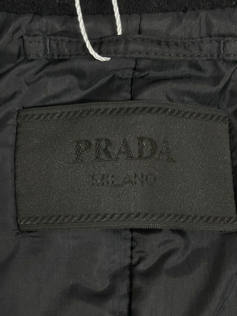 Prada Prada Black wool coat jacket 2502-Nextarrow Size US M / EU 48-50 / 2 - 7 Thumbnail