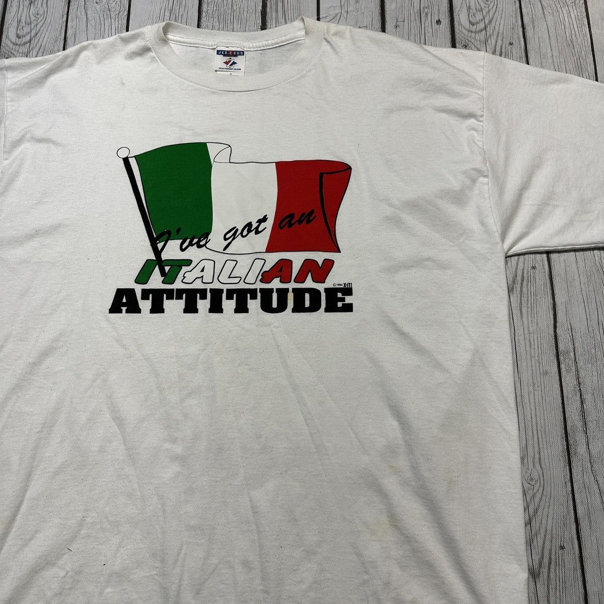 Jerzees × Vintage Vintage Italian Attitude tee Size US XXL / EU 58 / 5 - 3 Thumbnail