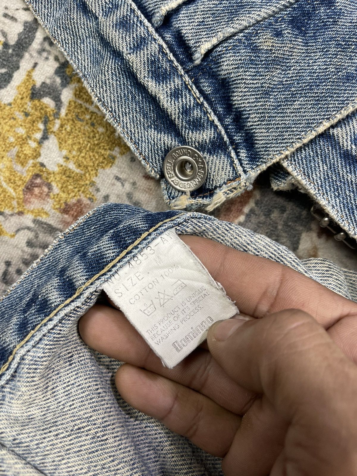 Spellbound Spell Bound Vtg Type I Buckle Cinch Back Denim Trucker Size US M / EU 48-50 / 2 - 16 Thumbnail
