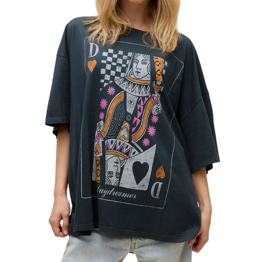 Daydreamer DAYDREAMER Queen One Size / OS Tee in Vintage Black New Size ONE SIZE - 1 Thumbnail