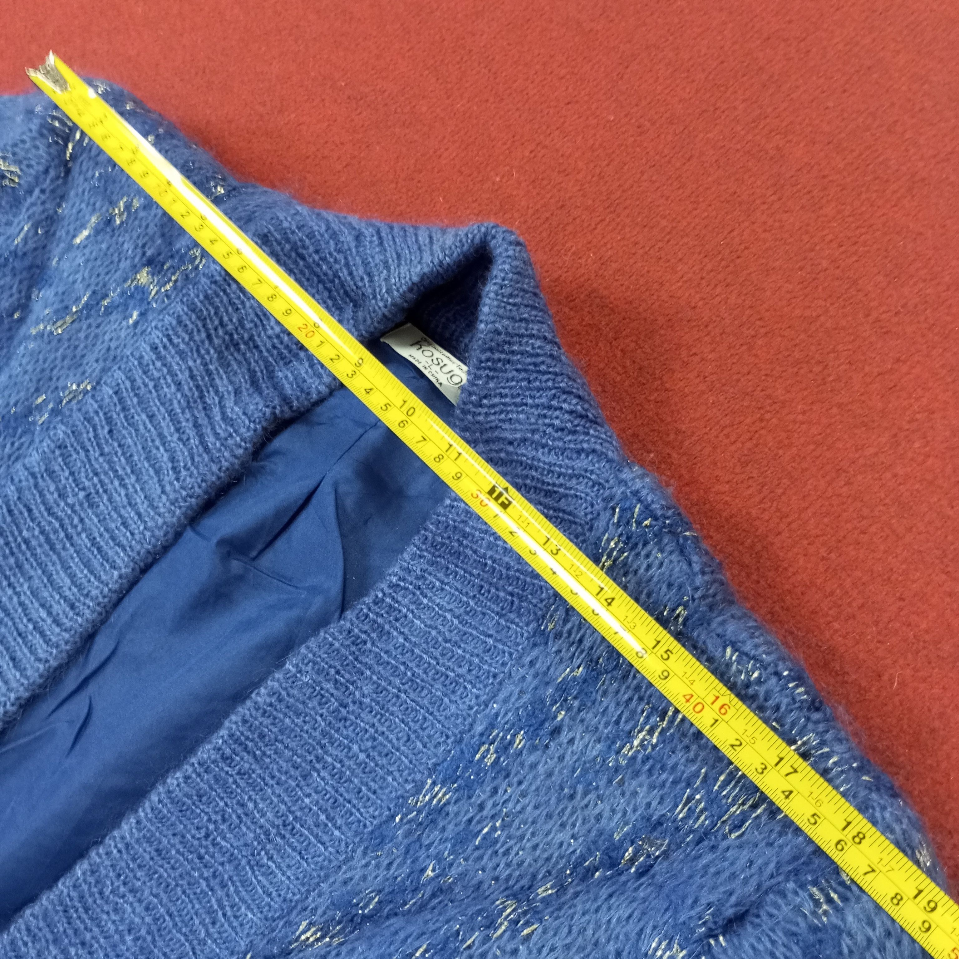 Vintage Kosugi Japanese Style Knitwear Sweater Cardigan Size L / US 10 / IT 46 - 7 Thumbnail