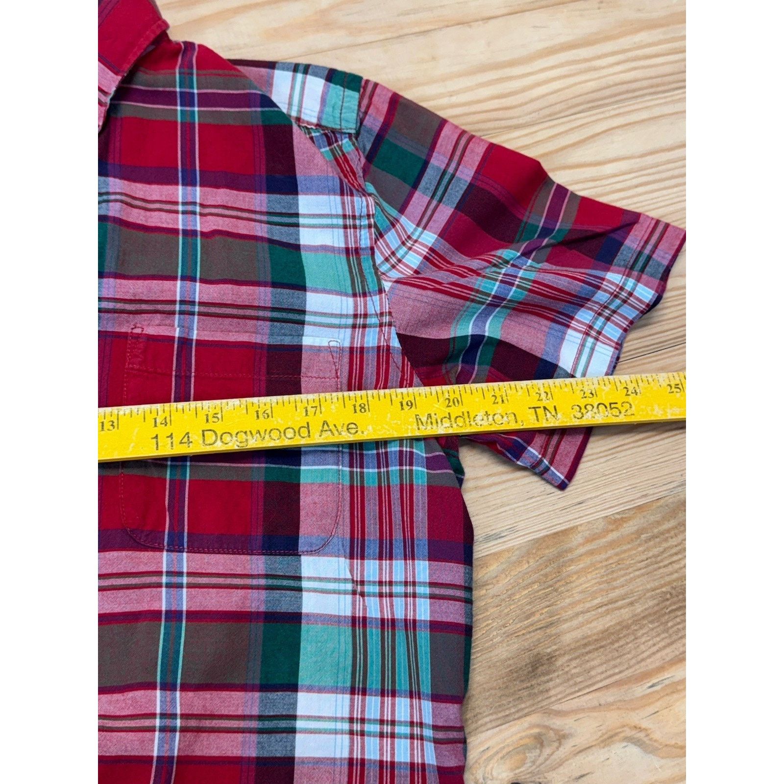 Old Navy Old Navy Plaid Red Green Slim Fit Shirt Men’s Size M Size US M / EU 48-50 / 2 - 4 Thumbnail