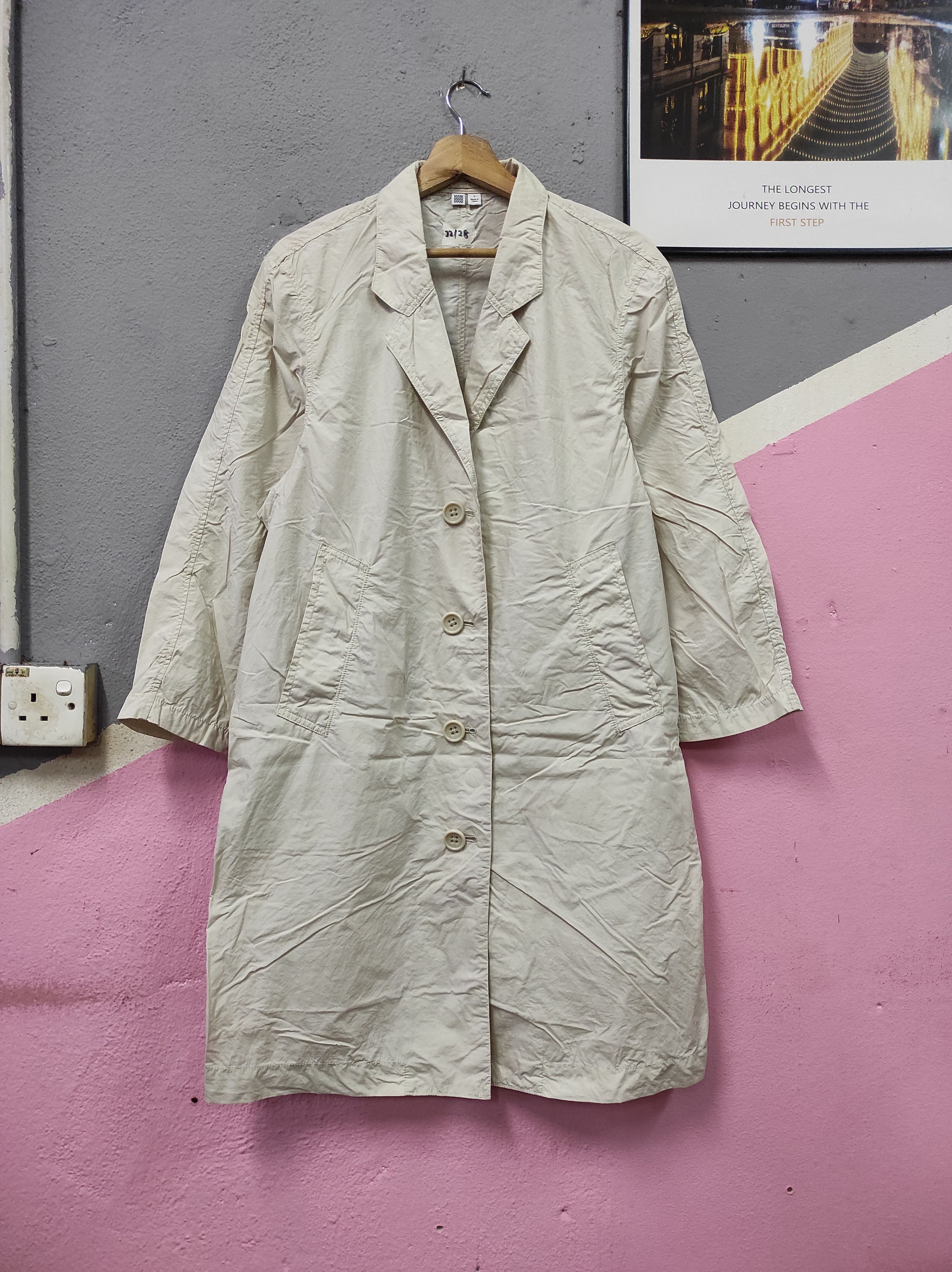 Lemaire × Uniqlo UNIQLO X LEMAIRE LIGHT OVERCOAT LONG JACKET Size S / US 4 / IT 40 - 1 Thumbnail