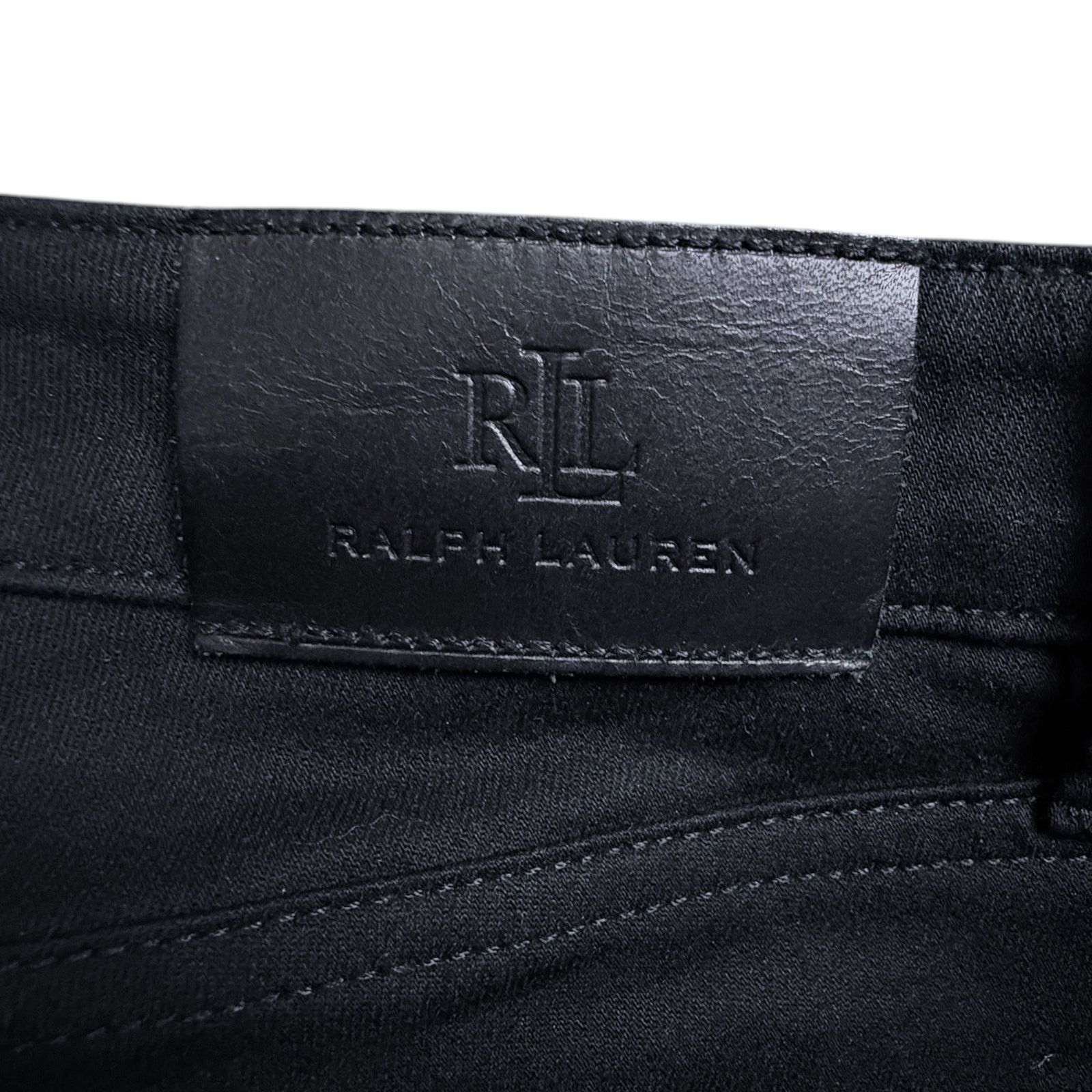 Lauren Ralph Lauren Lauren Ralph Lauren Womens 8 Black Straight High Rise Jeans Size 30" / US 8 / IT 44 - 4 Thumbnail