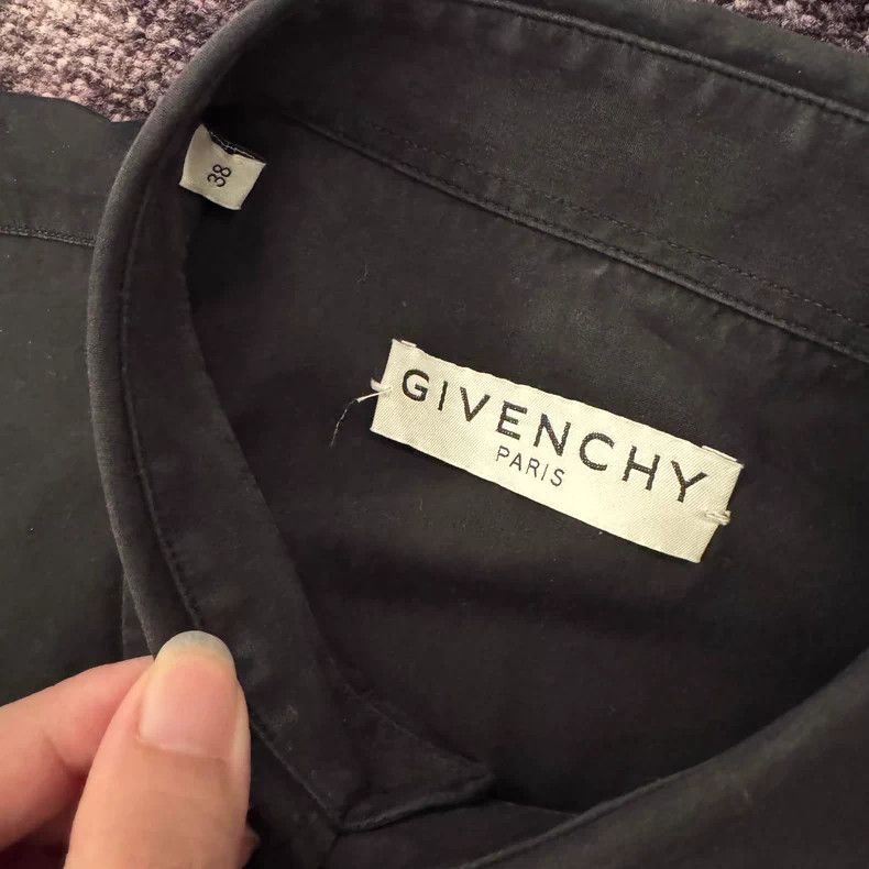 Givenchy Givenchy Size38 Black shirt Size US M / EU 48-50 / 2 - 4 Thumbnail