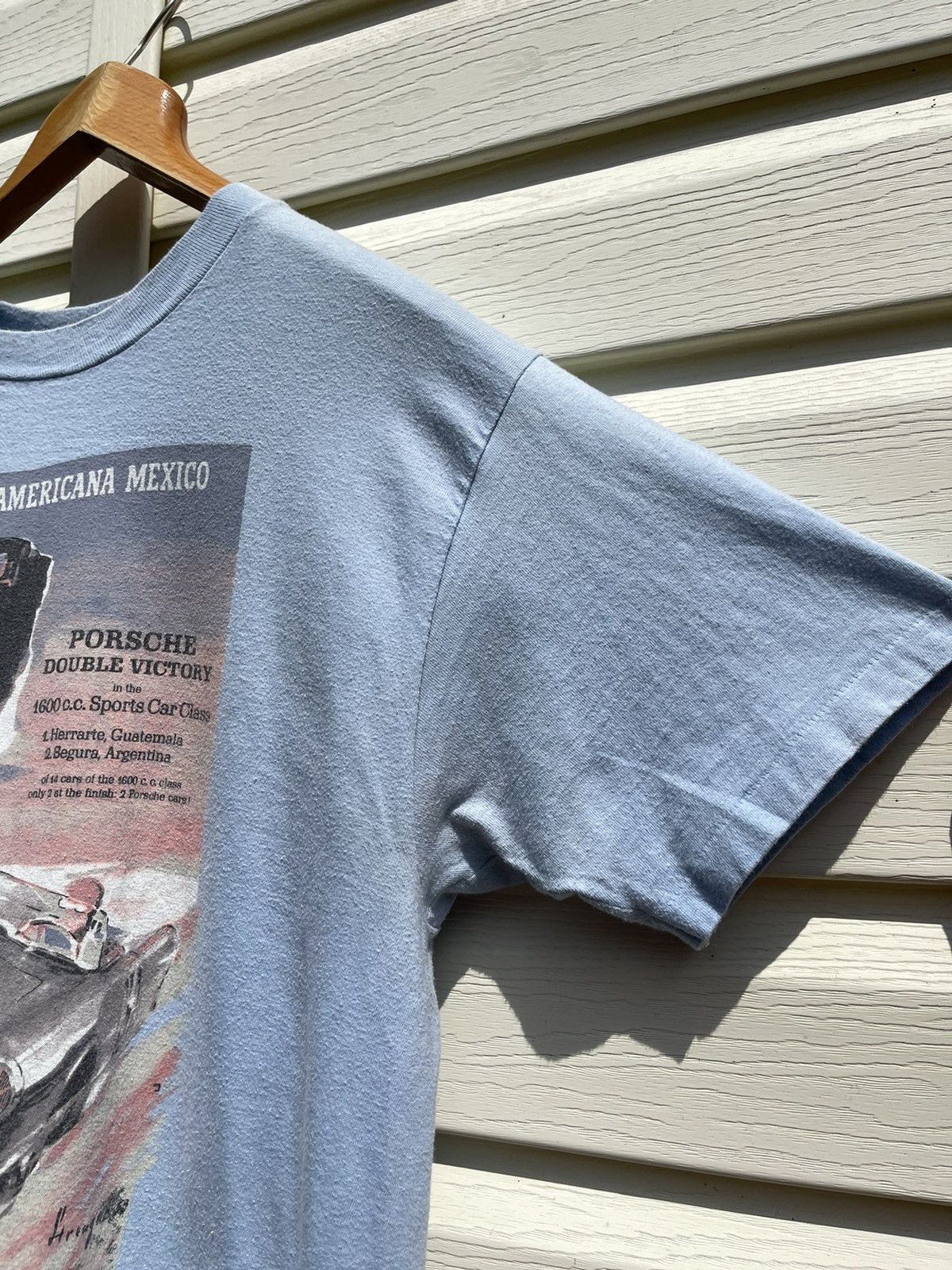 Porsche Design 90s Porsche Carrera Panamericana Mexico Double Victory Tee Size US XL / EU 56 / 4 - 9 Thumbnail