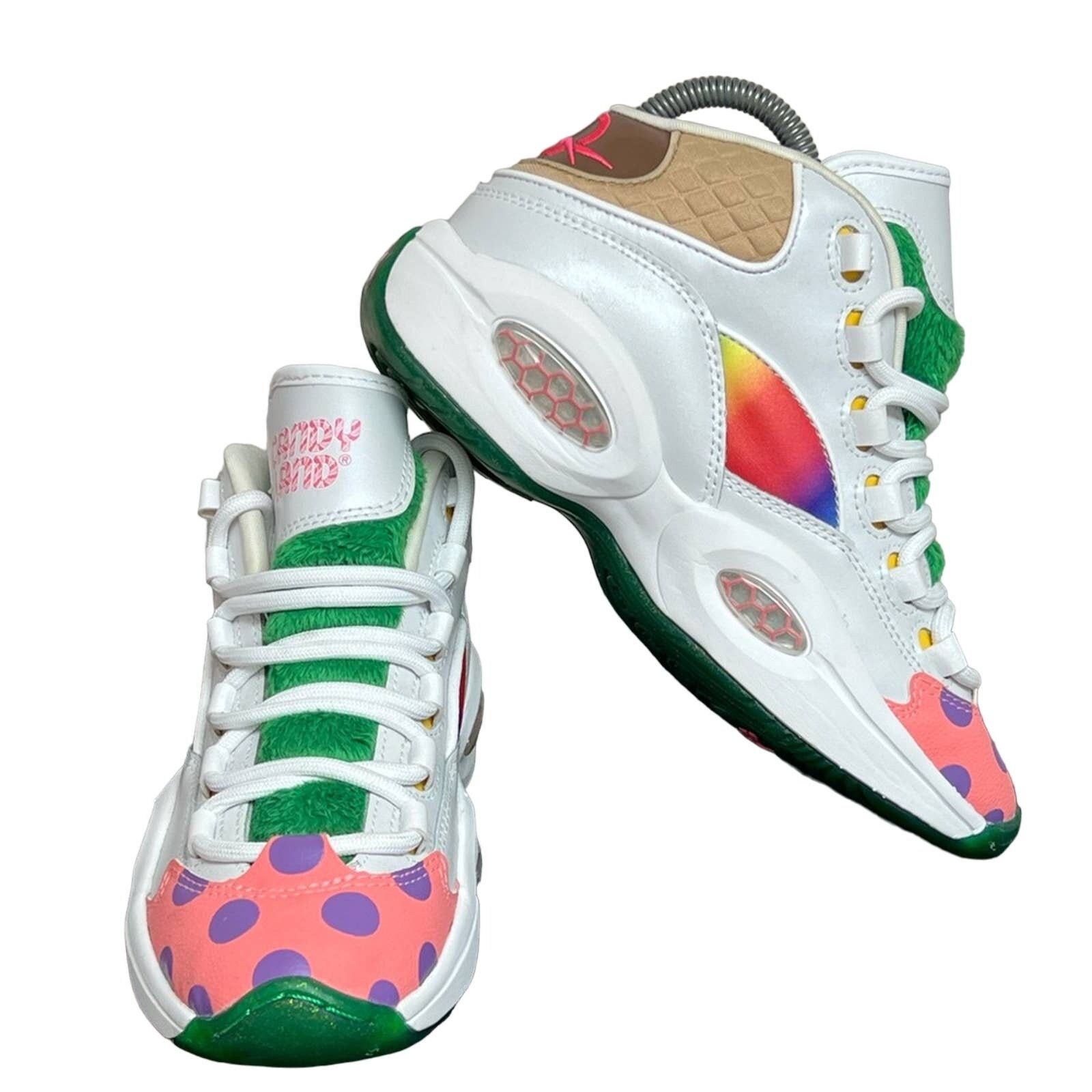 Reebok RARE Reebok Question Mid Iverson Classic x Candy Land SIZE 4 Size US 5.5 / IT 35.5 - 2 Thumbnail