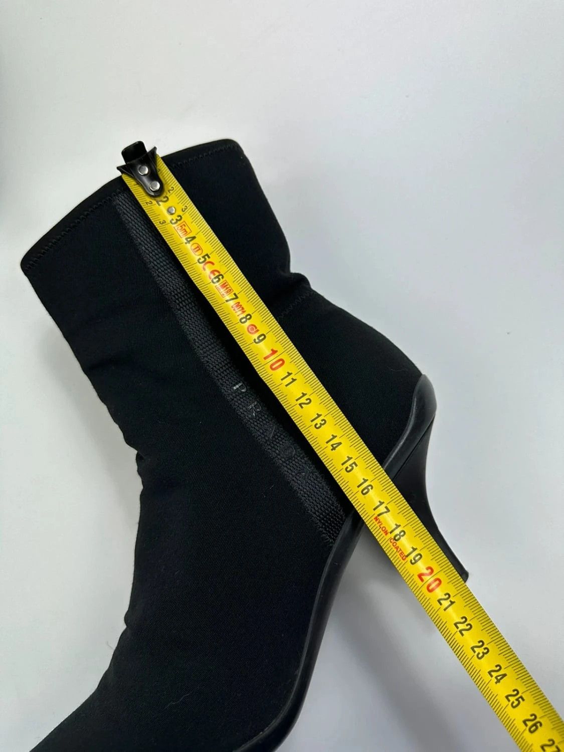 Prada Prada Sport Neoprene Boots Bottines Black bout pointu Size US 7.5 / IT 37.5 - 14 Thumbnail