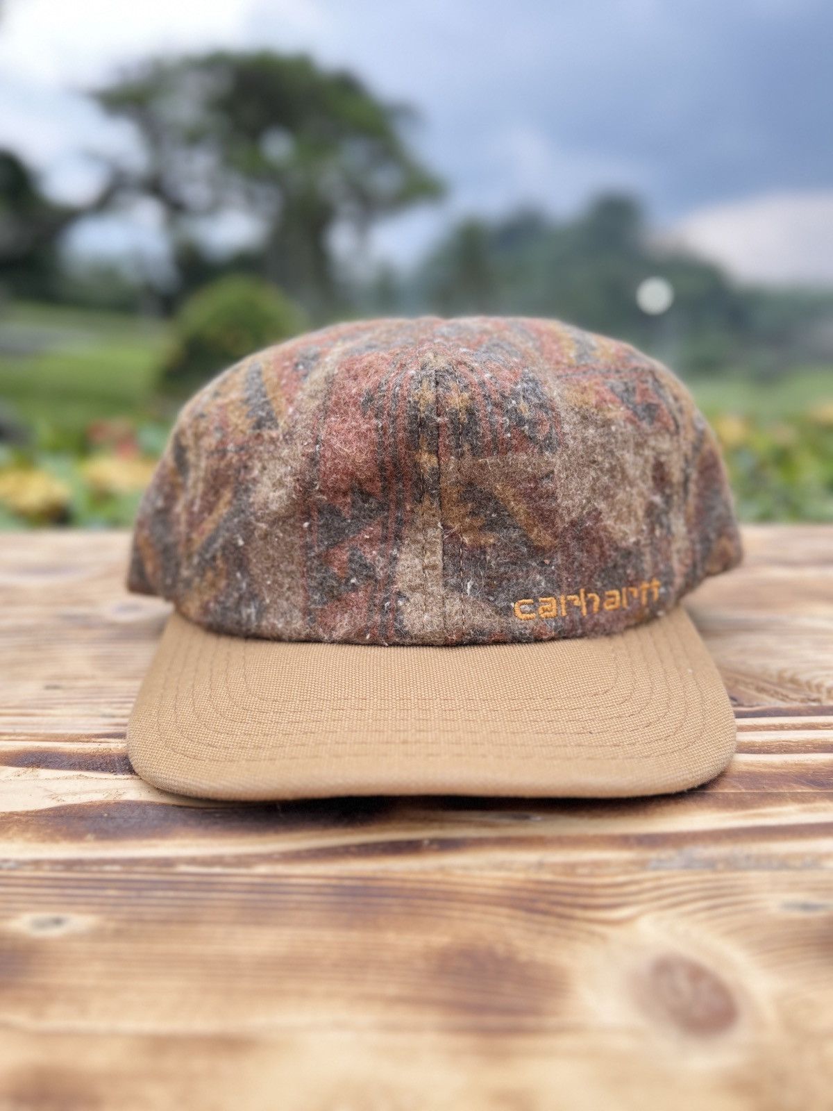 Carhartt Vintage Carhartt Aztec Wool Hat Size ONE SIZE - 1 Thumbnail