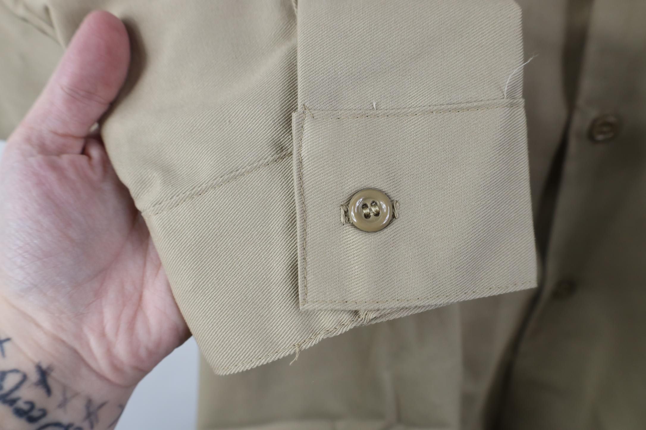 FiveBrother Deadstock Vintage 50s 60s Five Brother Work Button Shirt USA Size US L / EU 52-54 / 3 - 8 Thumbnail