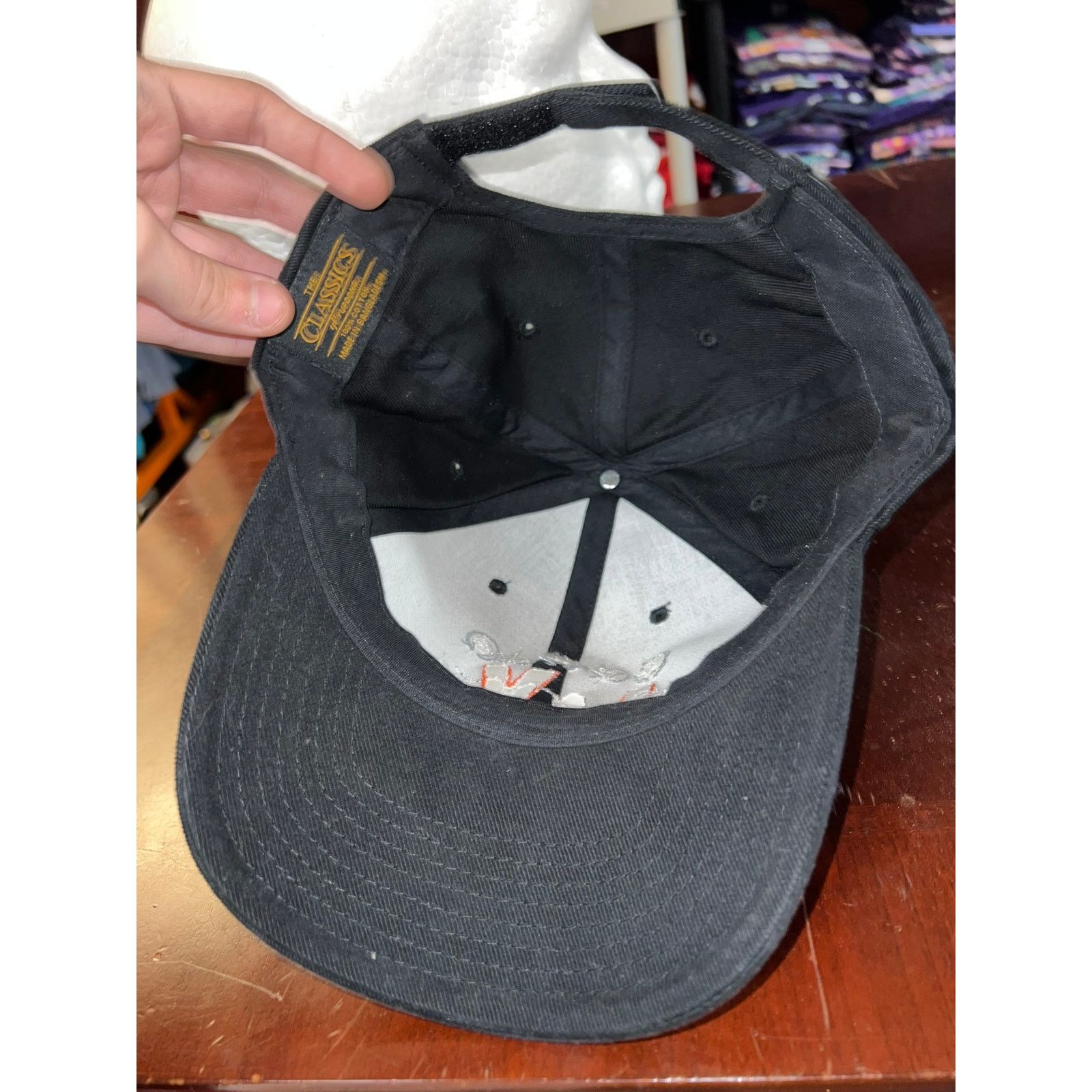 Yupong Yupoong Hat Hello Love Black Orange Cap Headwear Size ONE SIZE - 6 Thumbnail