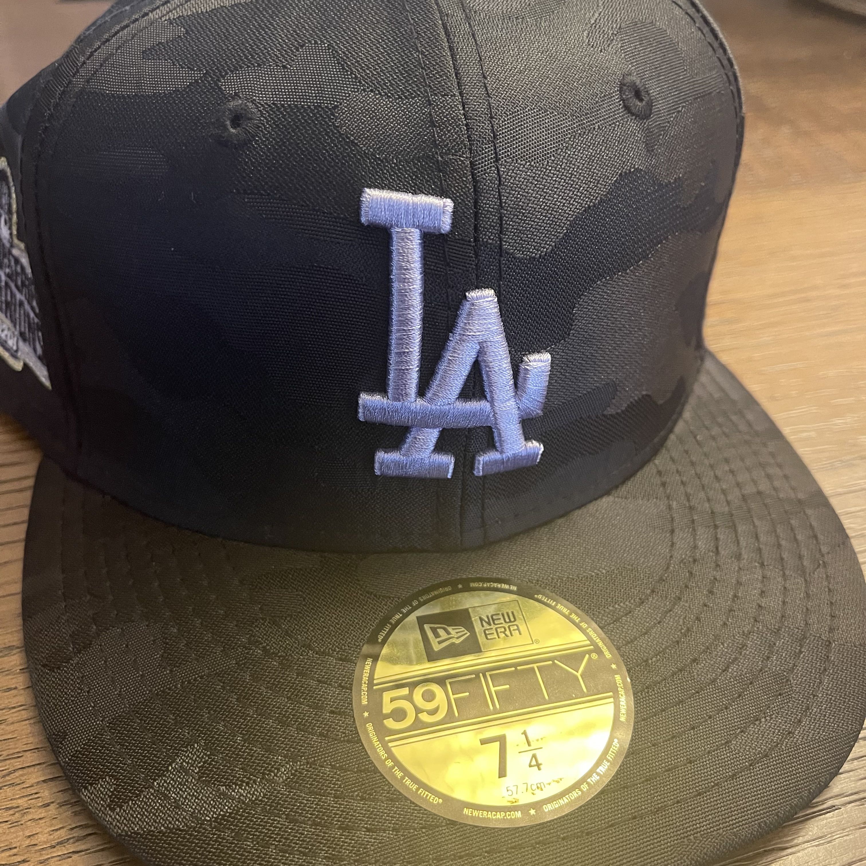 MLB × New Era New Era LA Dodgers 2020 World Series Champs Fitted Hat Size ONE SIZE - 3 Thumbnail