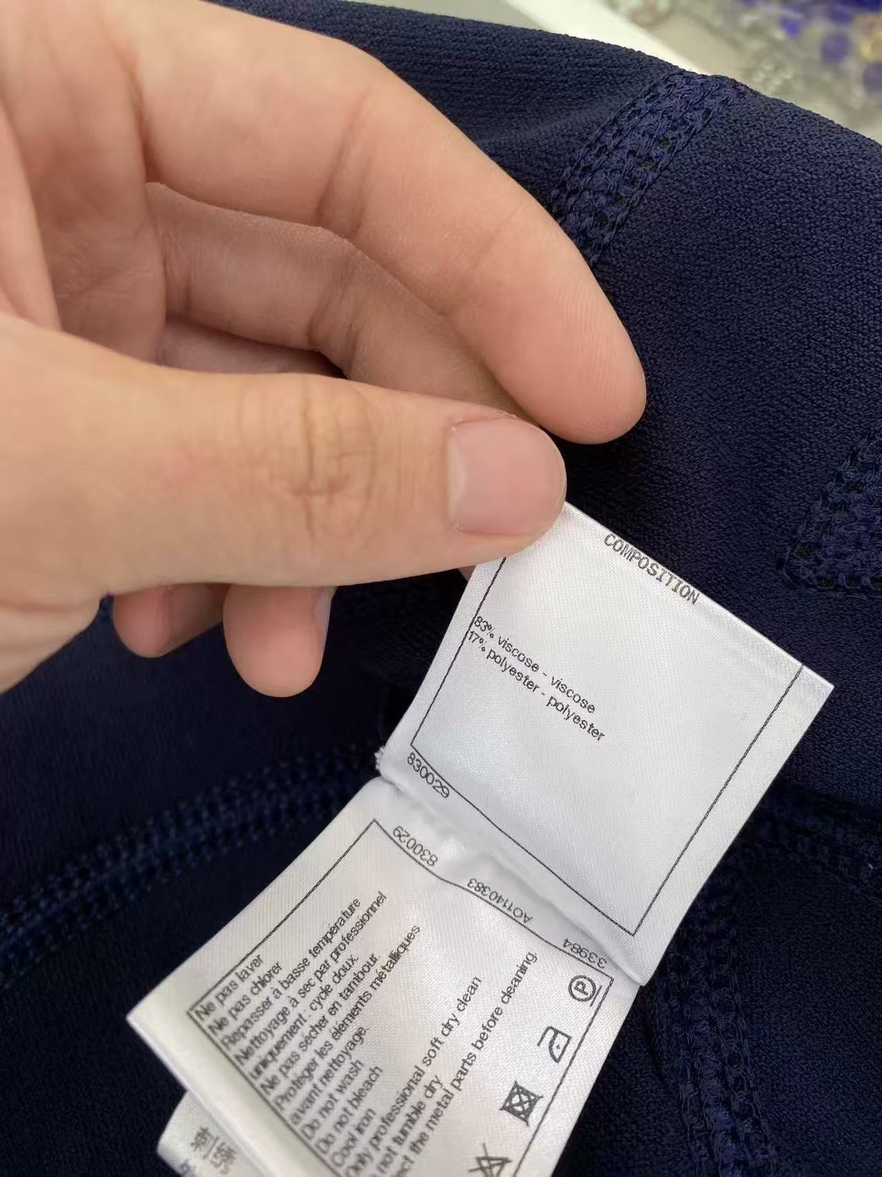 Chanel Chanel Blue Double C Logo Zip-Up Jacket -yw Size XS / US 0-2 / IT 36-38 - 5 Thumbnail