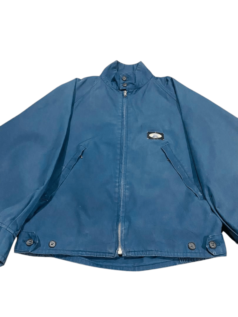 Asics × Vintage Vintage Asics Blue Washed Motorsport Lightweight Jacket Size US M / EU 48-50 / 2 - 6 Thumbnail