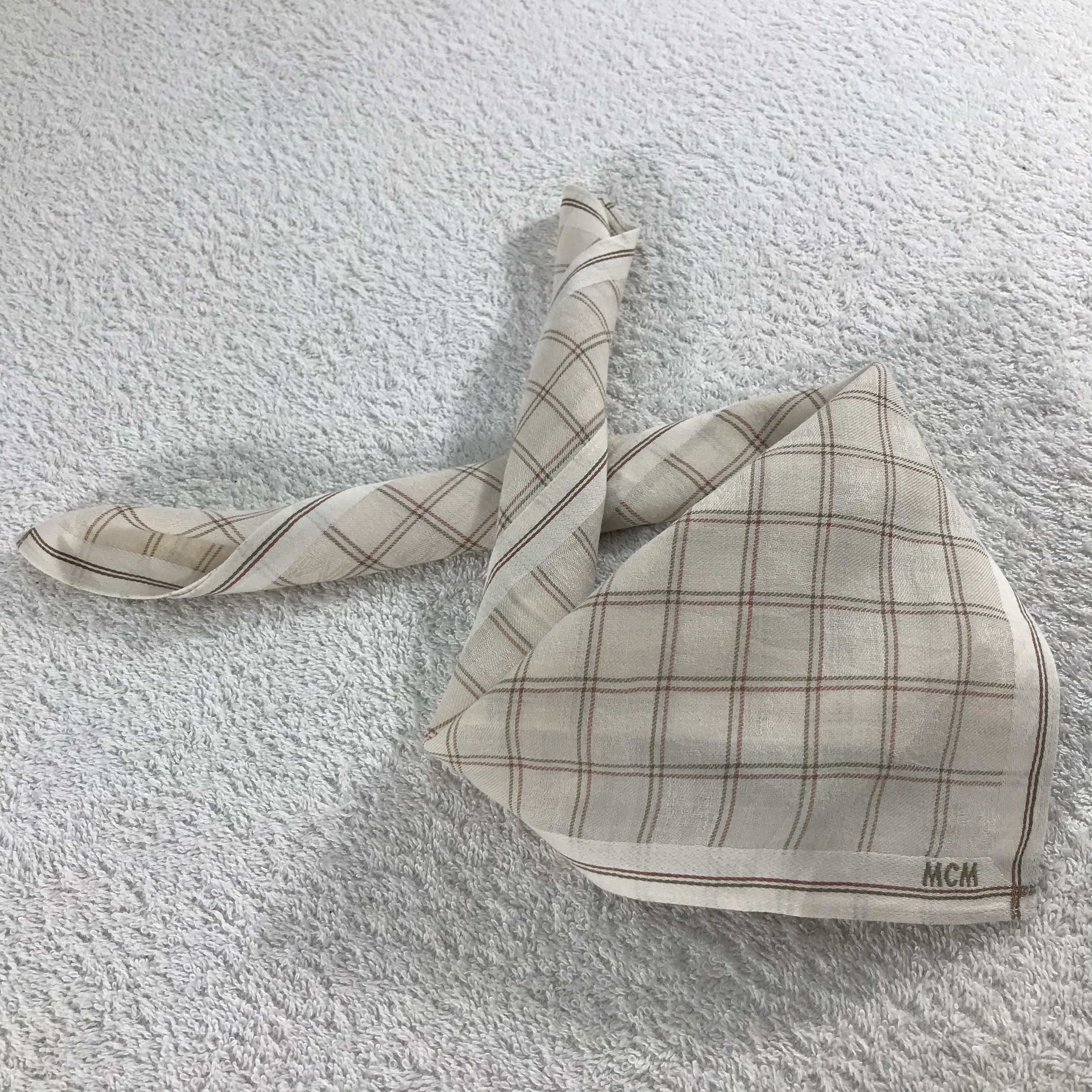 MCM × Vintage MCM Bandana / Handkerchief / Neckerchief - S216 Size ONE SIZE - 4 Thumbnail