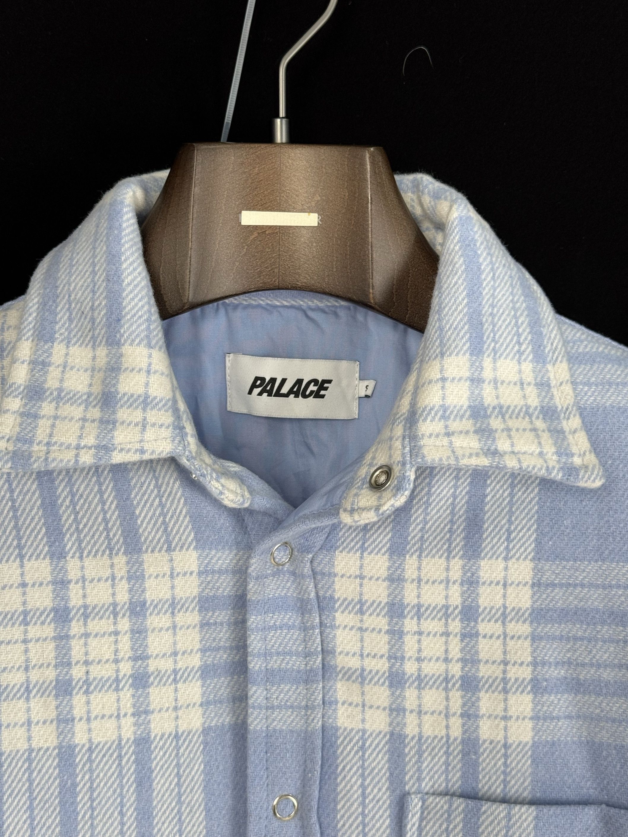 Palace UNWORN* Palace Check Insulated Shirt Faint Blue FW24 NEW Size US S / EU 44-46 / 1 - 2 Thumbnail